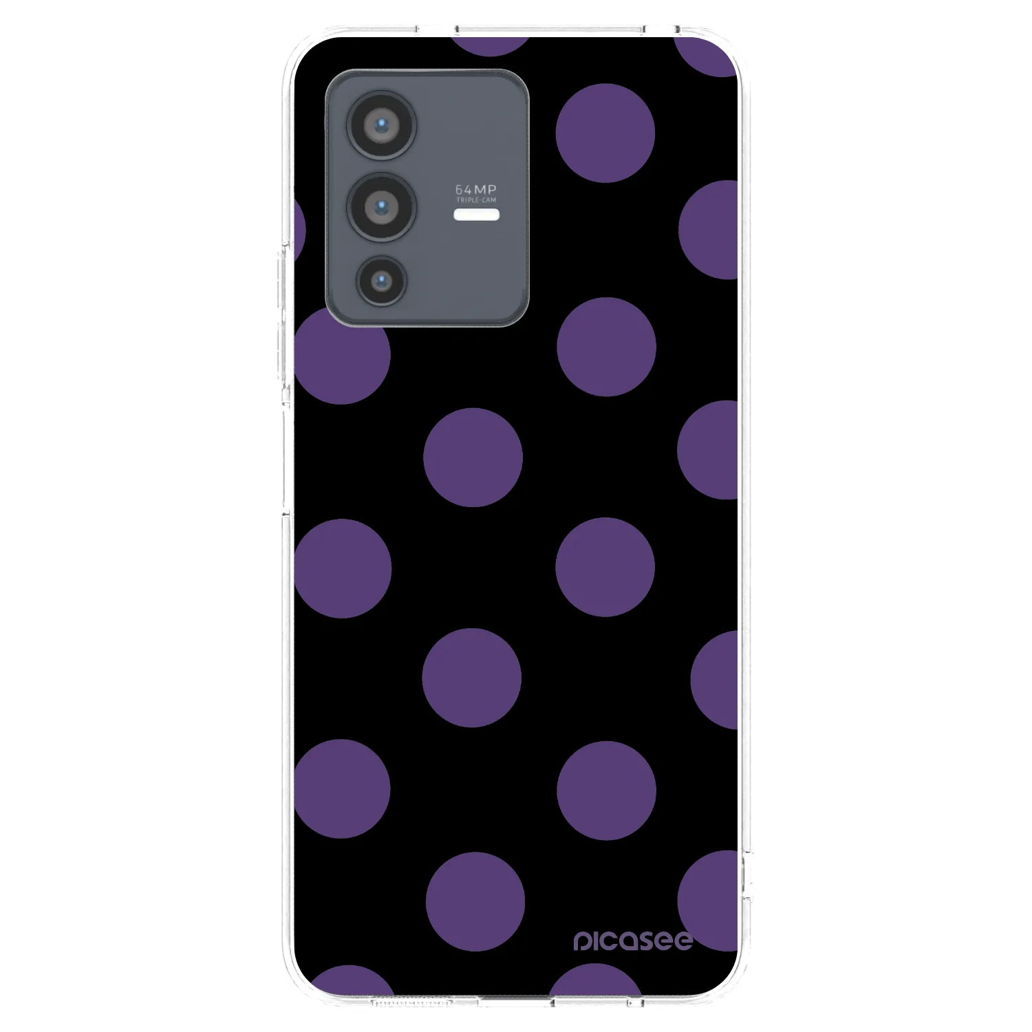 Picasee átlátszó szilikon tok az alábbi mobiltelefonokra Vivo V23 5G - Big flickers