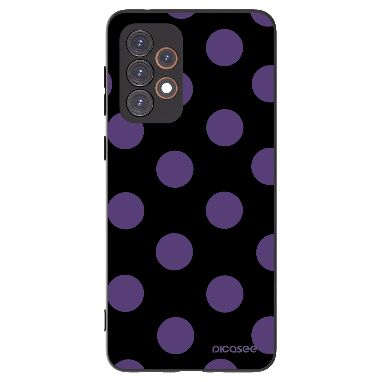 Picasee fekete szilikon tok az alábbi mobiltelefonokra Samsung Galaxy A33 5G A336 - Big flickers