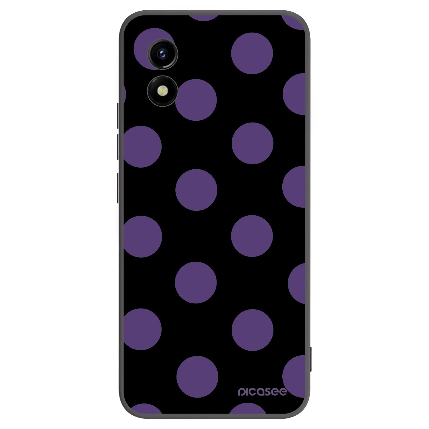 Picasee fekete szilikon tok az alábbi mobiltelefonokra Vivo Y01 - Big flickers