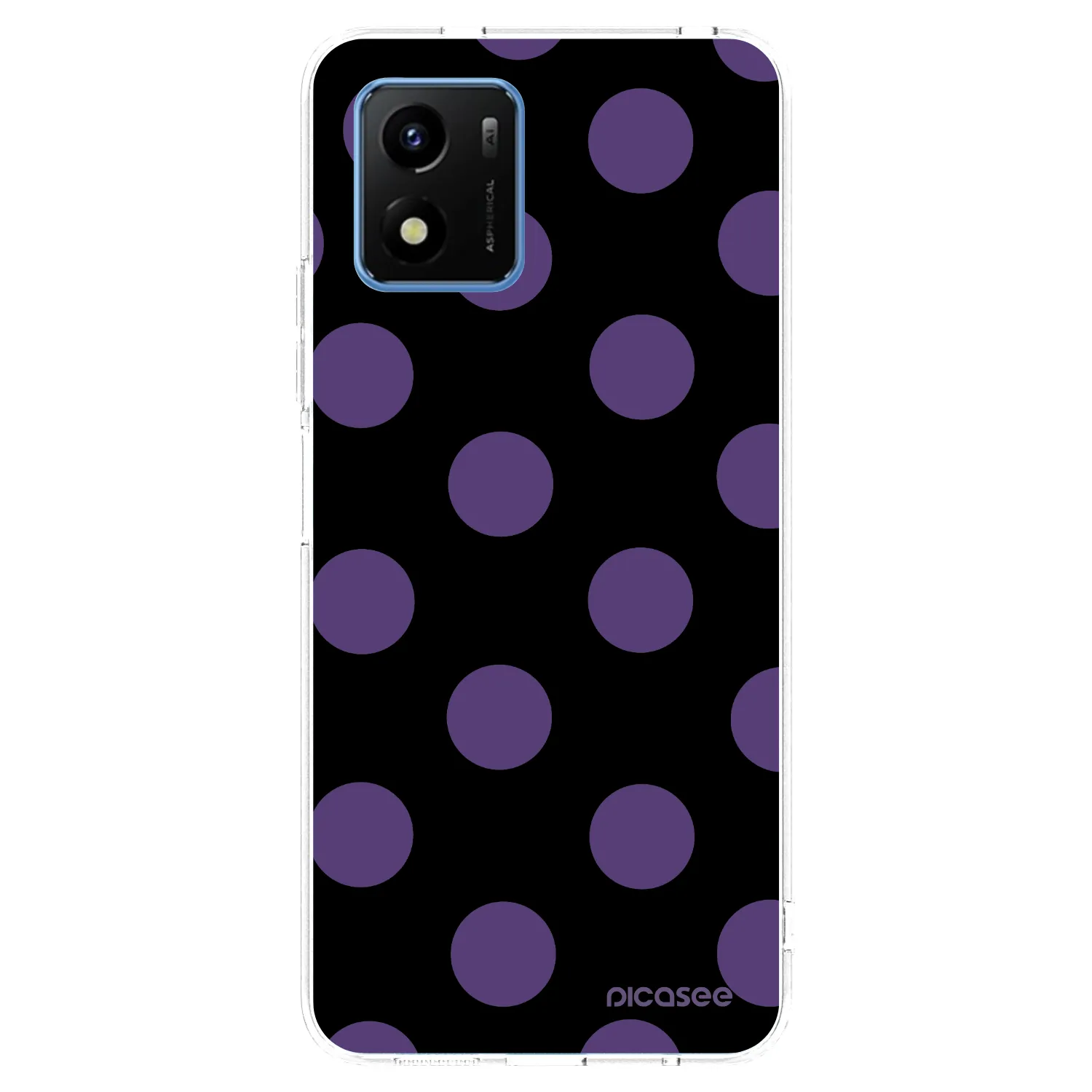 Picasee átlátszó szilikon tok az alábbi mobiltelefonokra Vivo Y01 - Big flickers