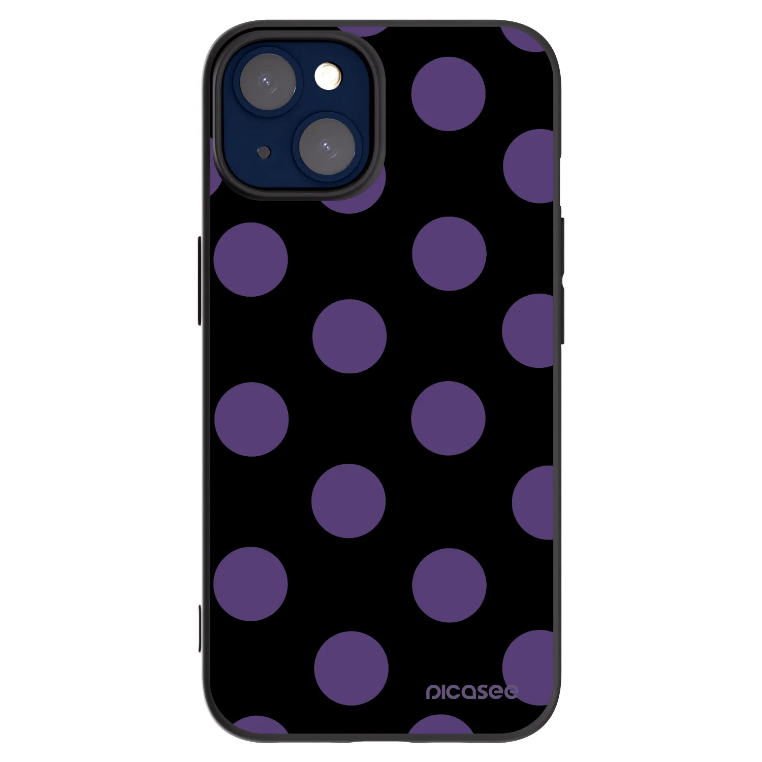 Picasee fekete szilikon tok az alábbi mobiltelefonokra Apple iPhone 14 - Big flickers