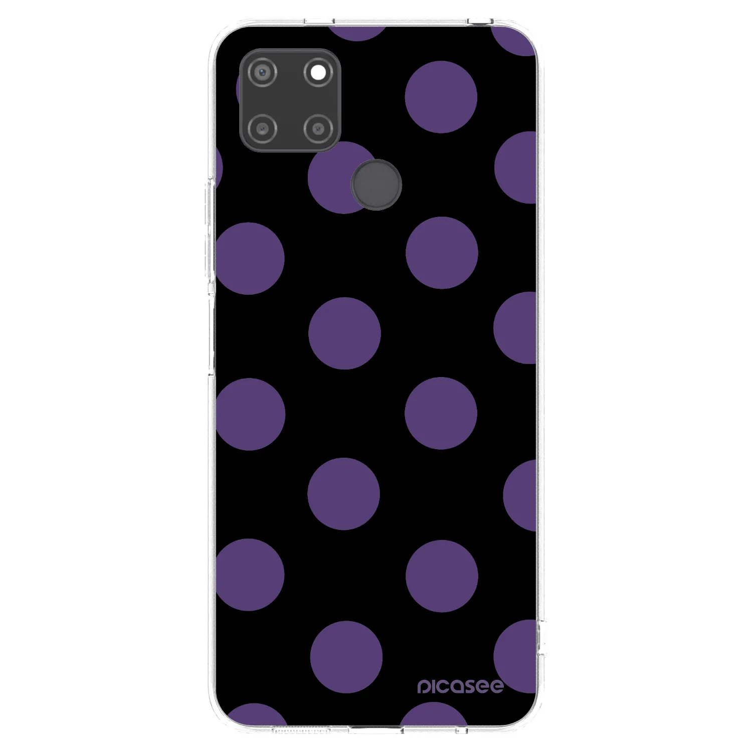 Picasee átlátszó szilikon tok az alábbi mobiltelefonokra Realme C21Y - Big flickers