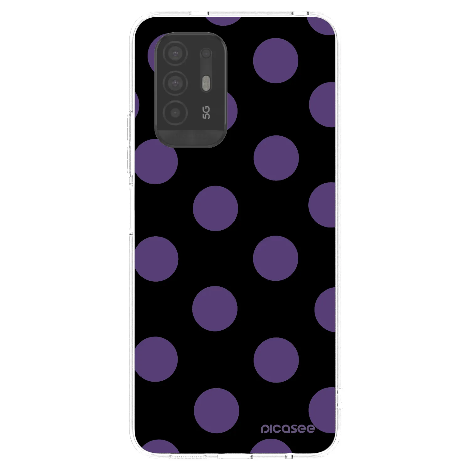 Picasee átlátszó szilikon tok az alábbi mobiltelefonokra OPPO A94 5G - Big flickers