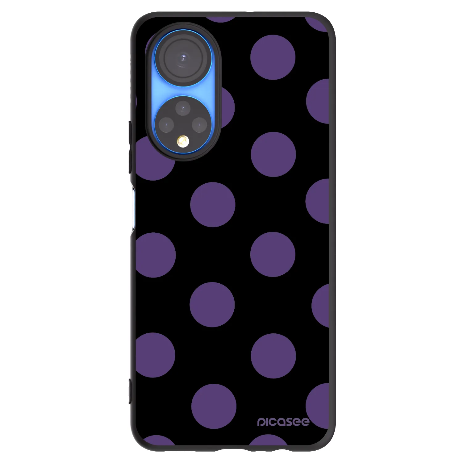 Picasee fekete szilikon tok az alábbi mobiltelefonokra Honor X7 - Big flickers