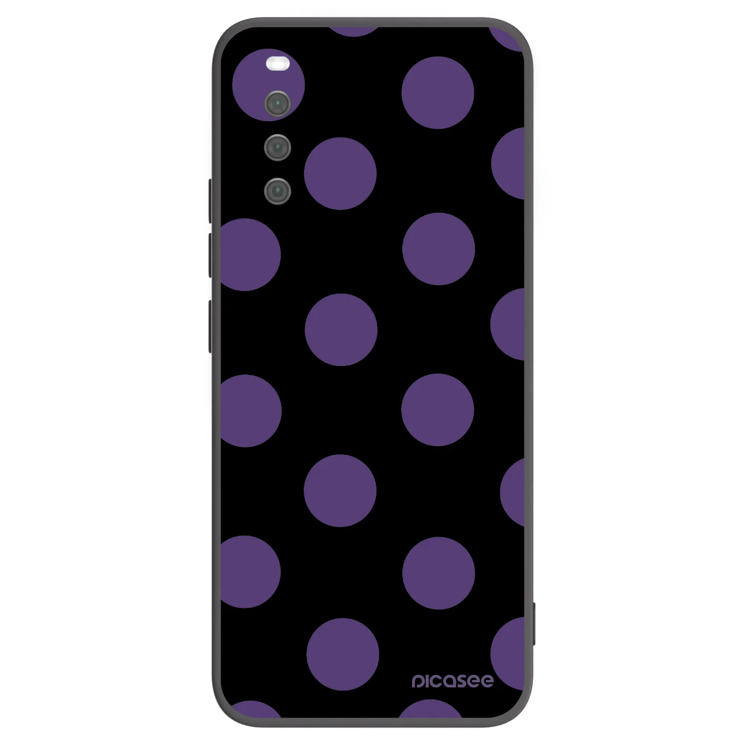 Picasee fekete szilikon tok az alábbi mobiltelefonokra Sony Xperia 10 III - Big flickers