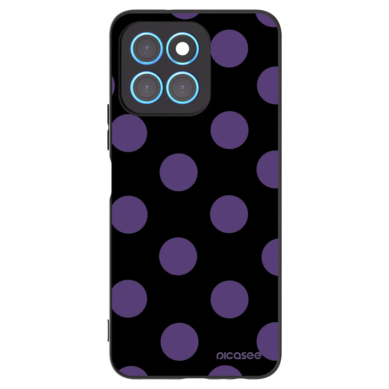 Picasee fekete szilikon tok az alábbi mobiltelefonokra Honor X6 - Big flickers