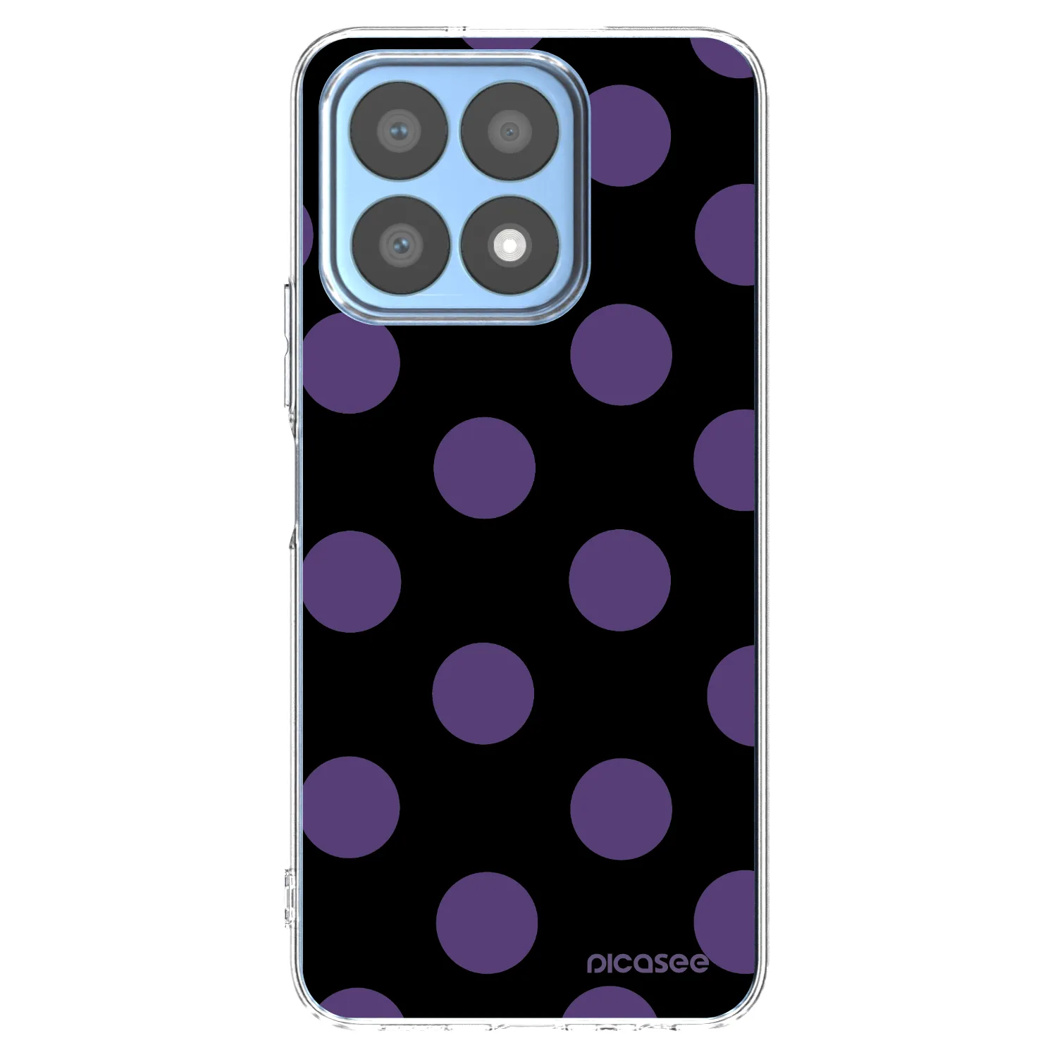 Picasee átlátszó szilikon tok az alábbi mobiltelefonokra Honor X8a - Big flickers