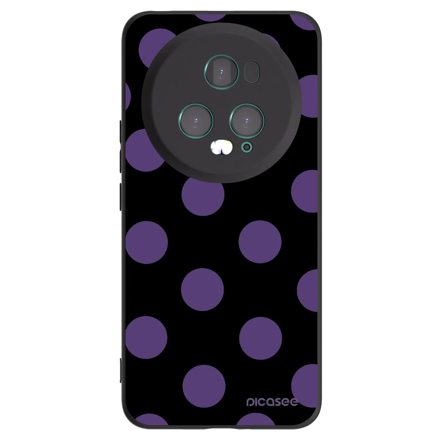 Picasee fekete szilikon tok az alábbi mobiltelefonokra Honor Magic5 Pro - Big flickers