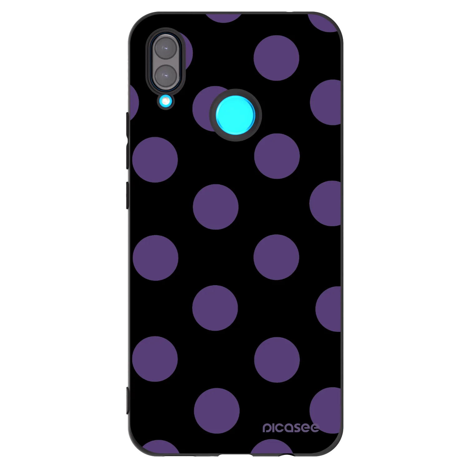 Picasee fekete szilikon tok az alábbi mobiltelefonokra Huawei Nova 3 - Big flickers