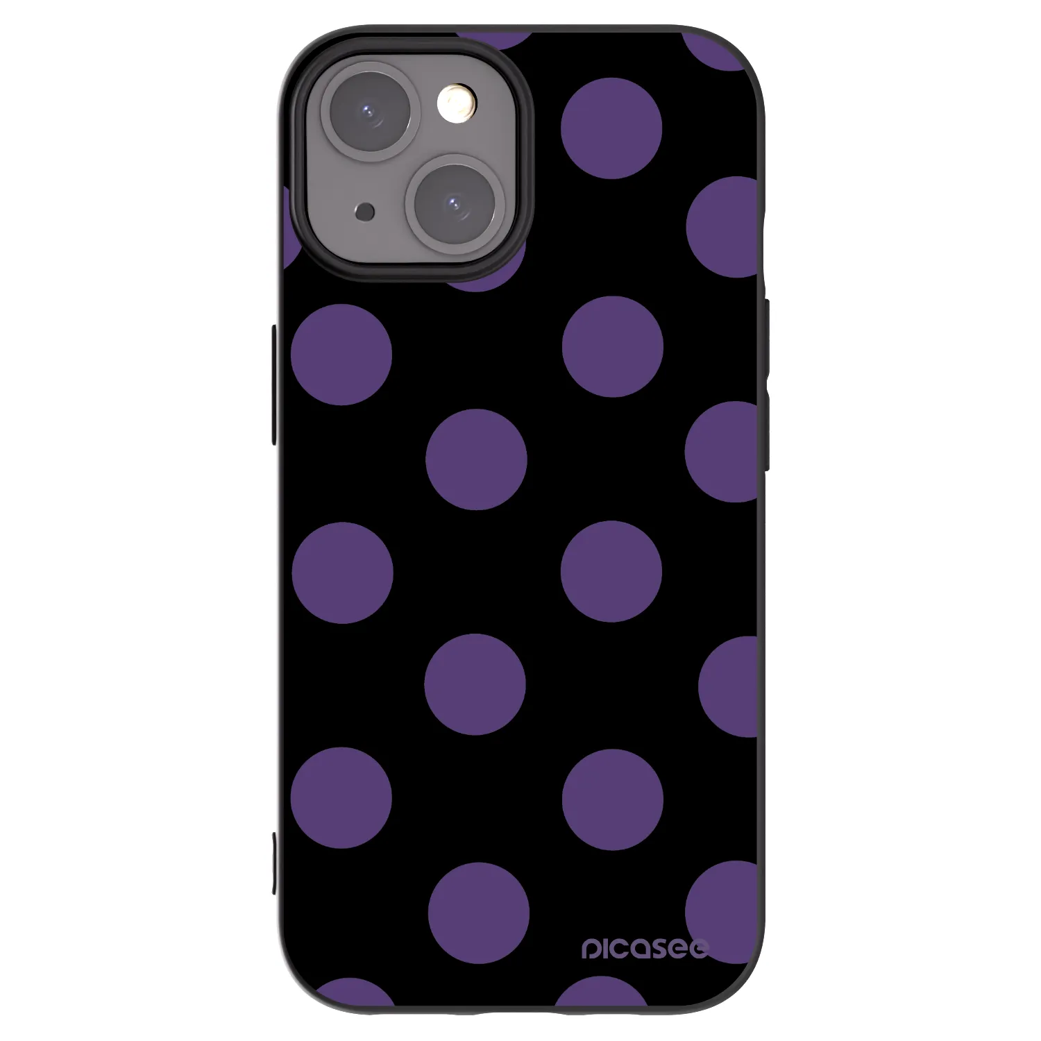 Picasee fekete szilikon tok az alábbi mobiltelefonokra Apple iPhone 15 - Big flickers
