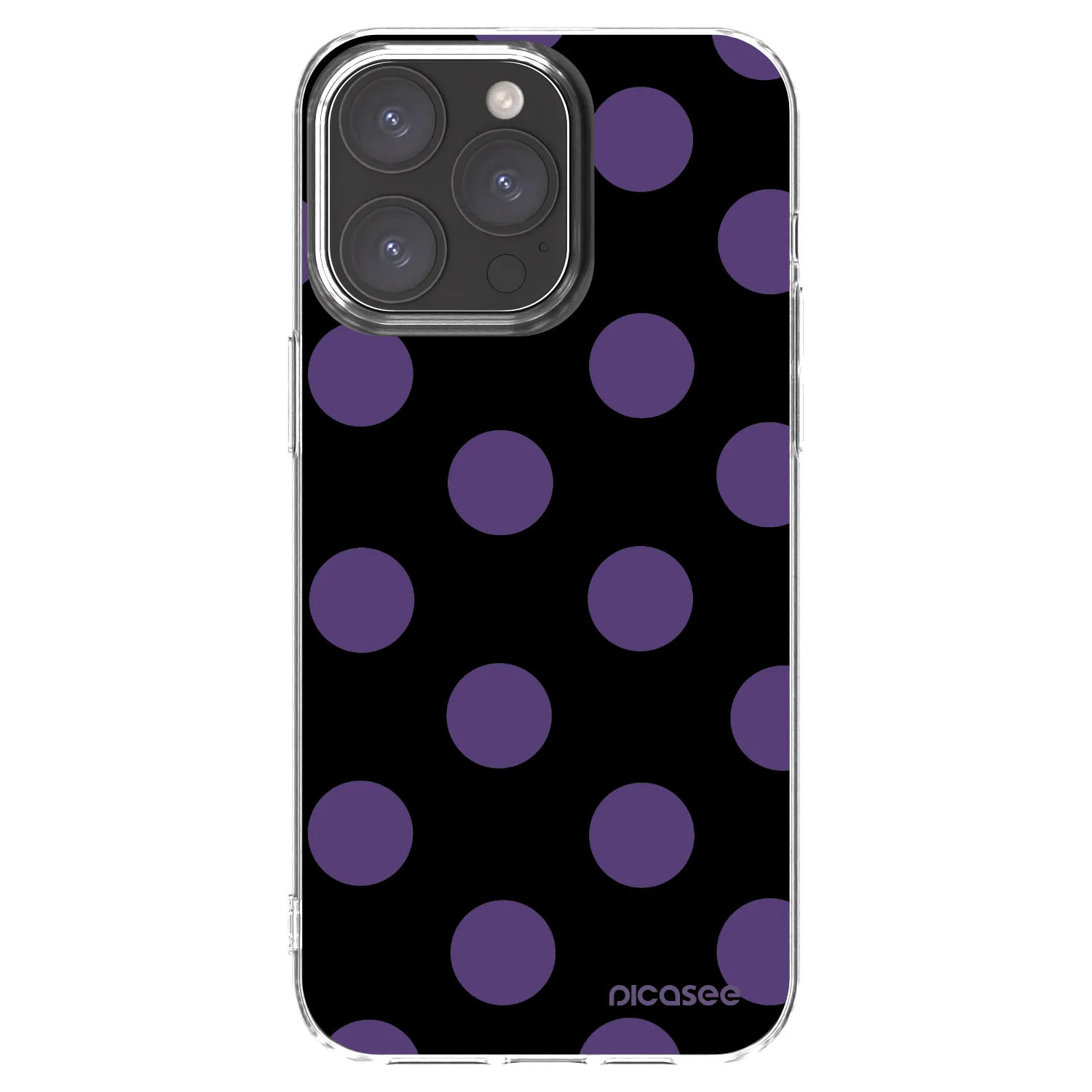 Picasee átlátszó szilikon tok az alábbi mobiltelefonokra Apple iPhone 15 Pro Max - Big flickers