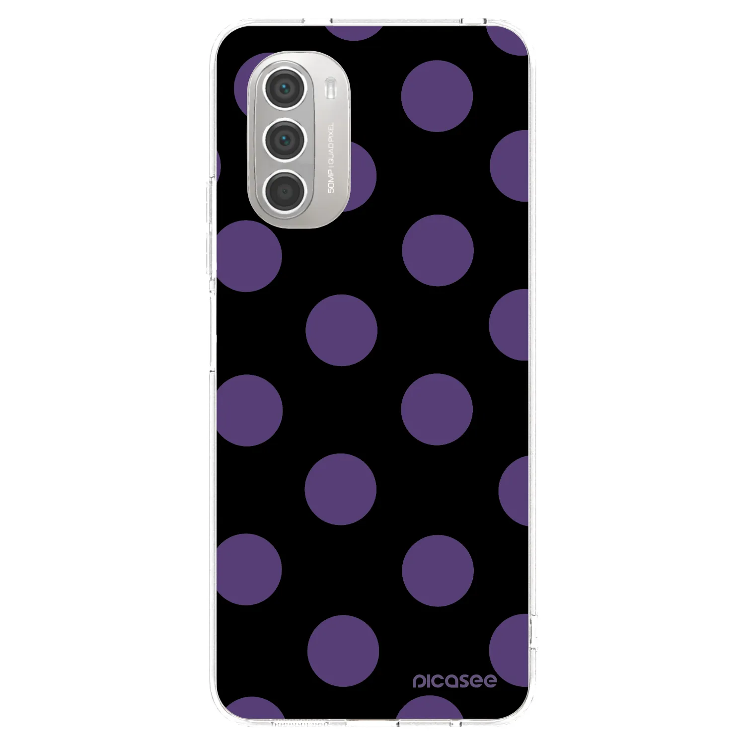 Picasee átlátszó szilikon tok az alábbi mobiltelefonokra Motorola Moto G51 - Big flickers