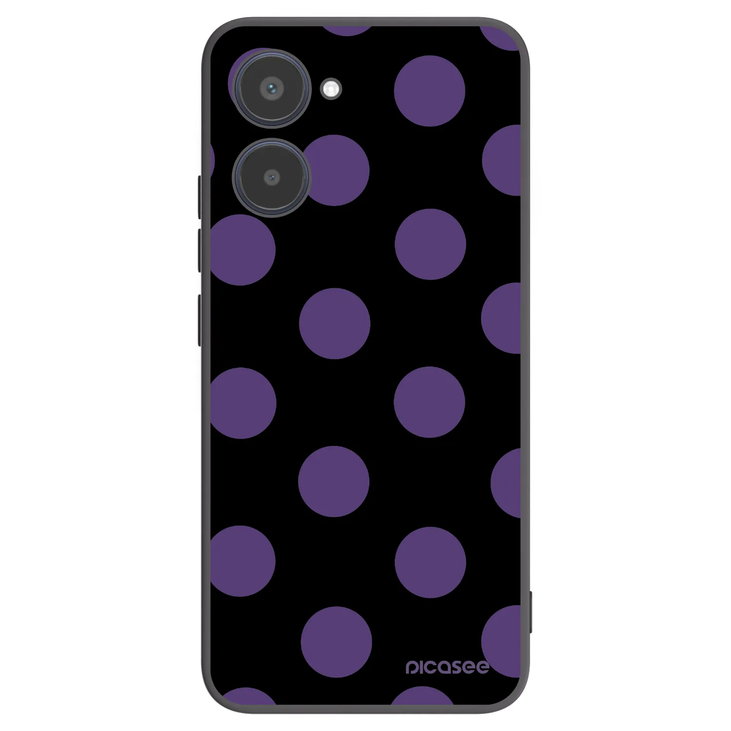 Picasee fekete szilikon tok az alábbi mobiltelefonokra Realme 10 4G - Big flickers