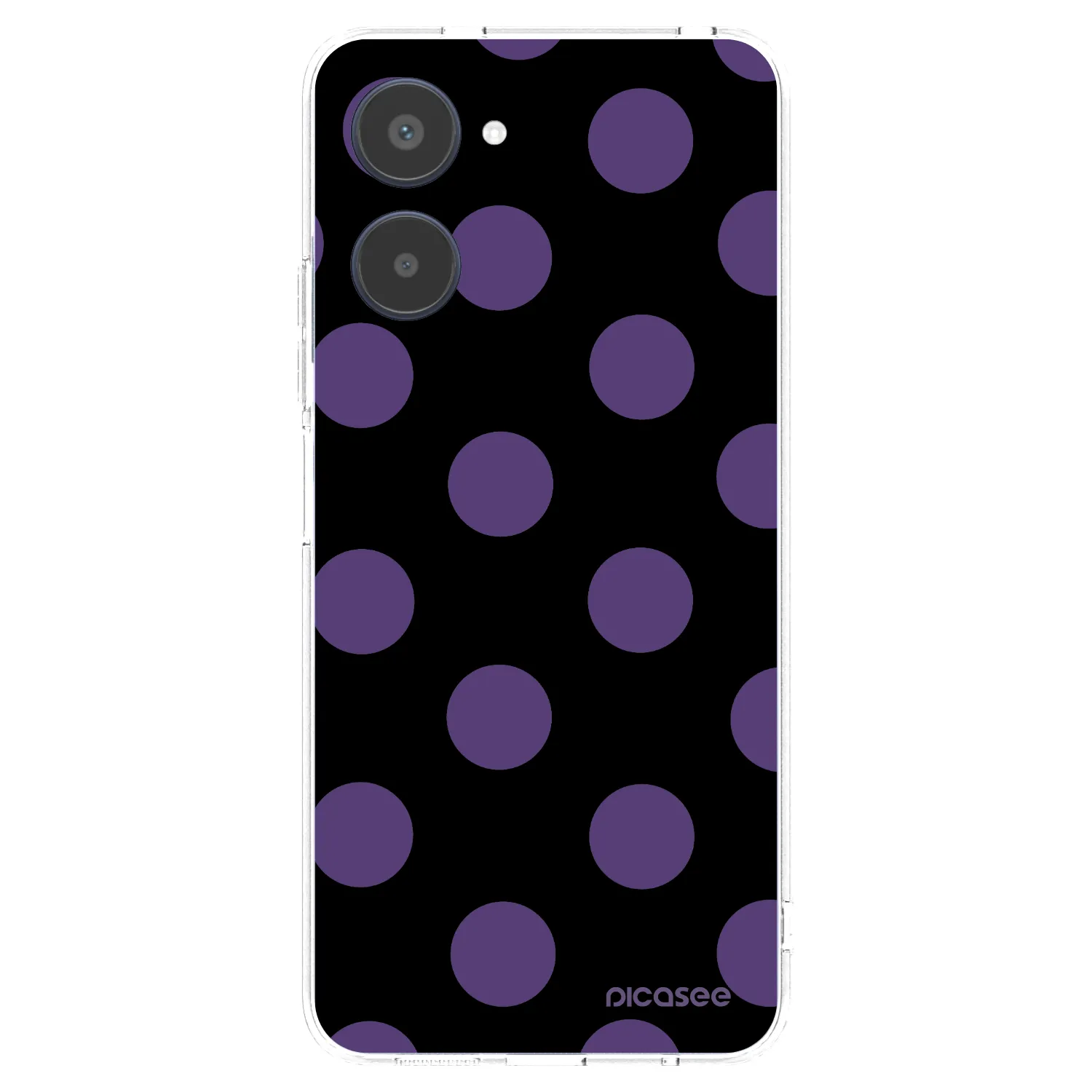 Picasee átlátszó szilikon tok az alábbi mobiltelefonokra Realme 10 4G - Big flickers