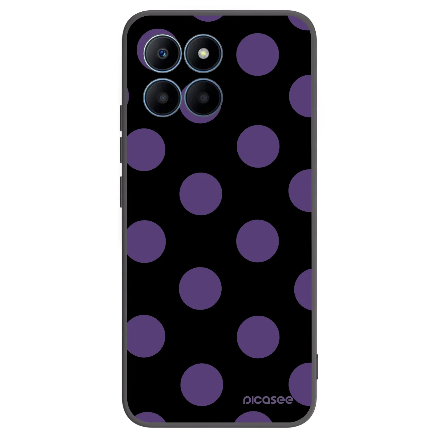 Picasee fekete szilikon tok az alábbi mobiltelefonokra Honor 70 Lite - Big flickers