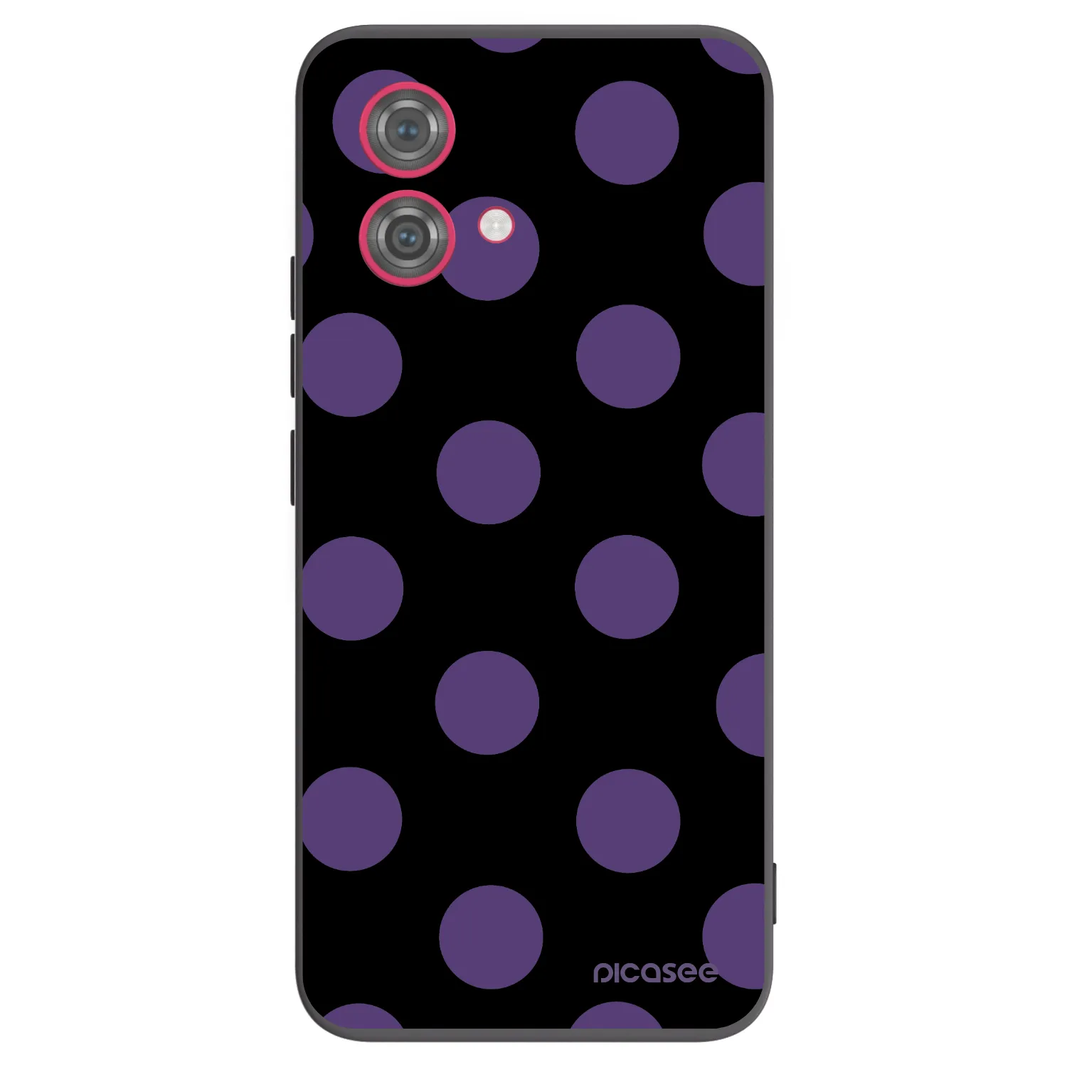 Picasee fekete szilikon tok az alábbi mobiltelefonokra Motorola Moto G84 5G - Big flickers