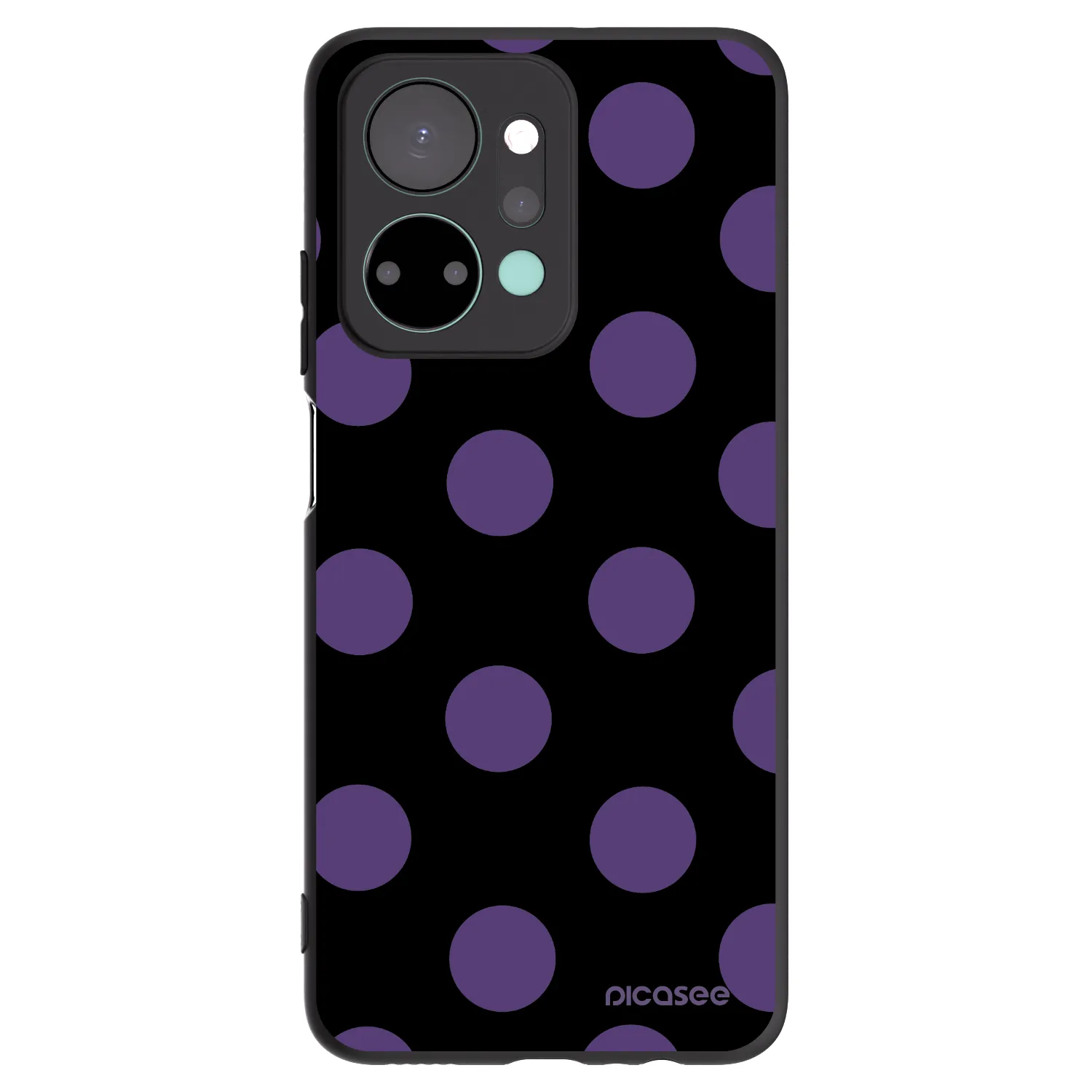 Picasee fekete szilikon tok az alábbi mobiltelefonokra Honor X7a - Big flickers