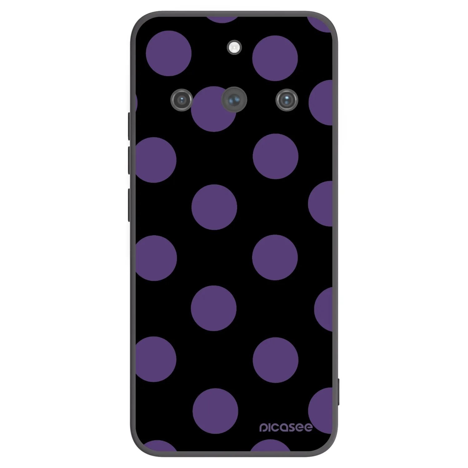 Picasee fekete szilikon tok az alábbi mobiltelefonokra Realme 11 Pro+ - Big flickers