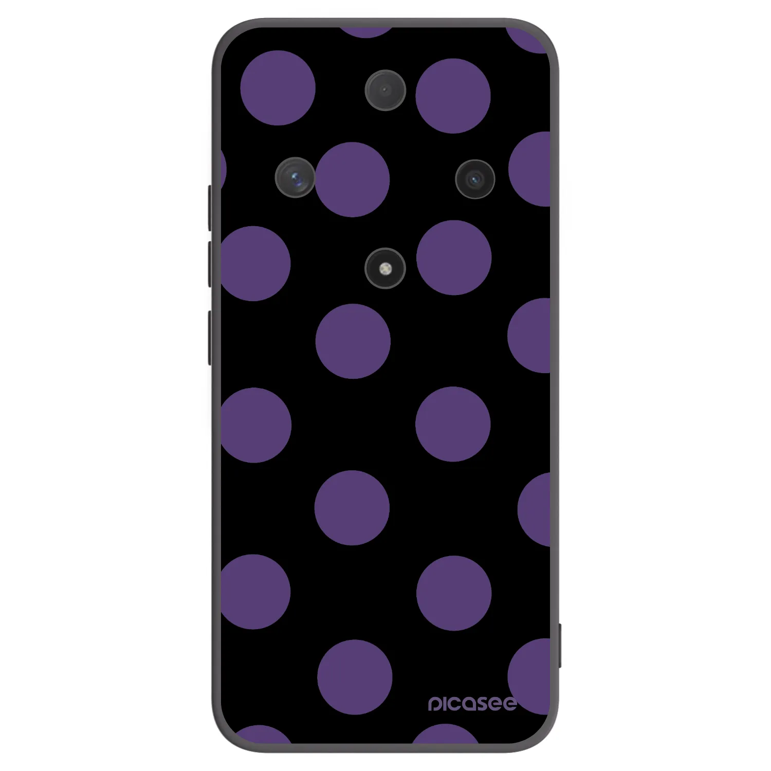 Picasee fekete szilikon tok az alábbi mobiltelefonokra Honor Magic6 Lite 5G - Big flickers