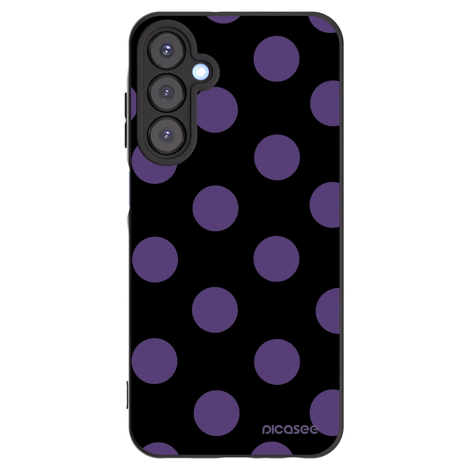 Picasee fekete szilikon tok az alábbi mobiltelefonokra Samsung Galaxy A25 A256B 5G - Big flickers