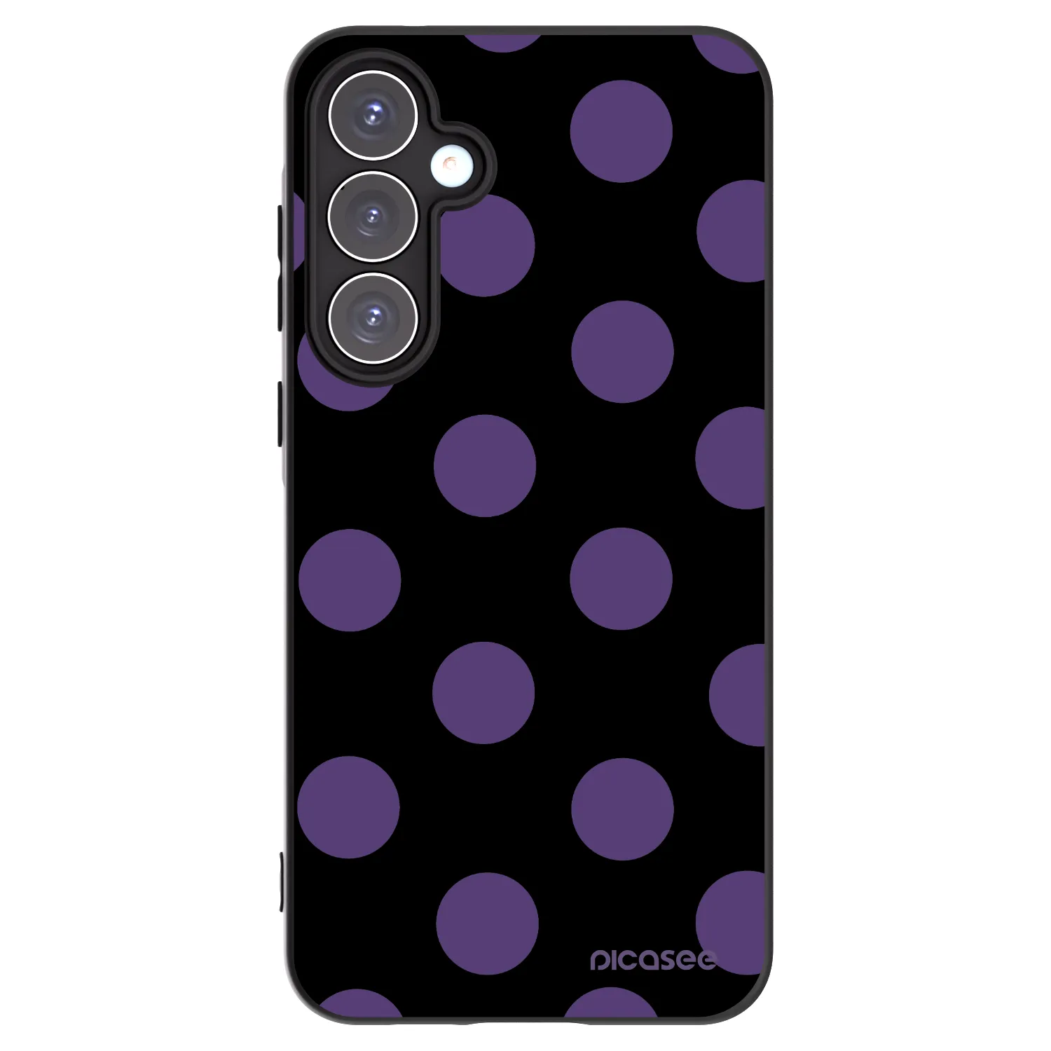 Picasee fekete szilikon tok az alábbi mobiltelefonokra Samsung Galaxy A55 5G A556B - Big flickers