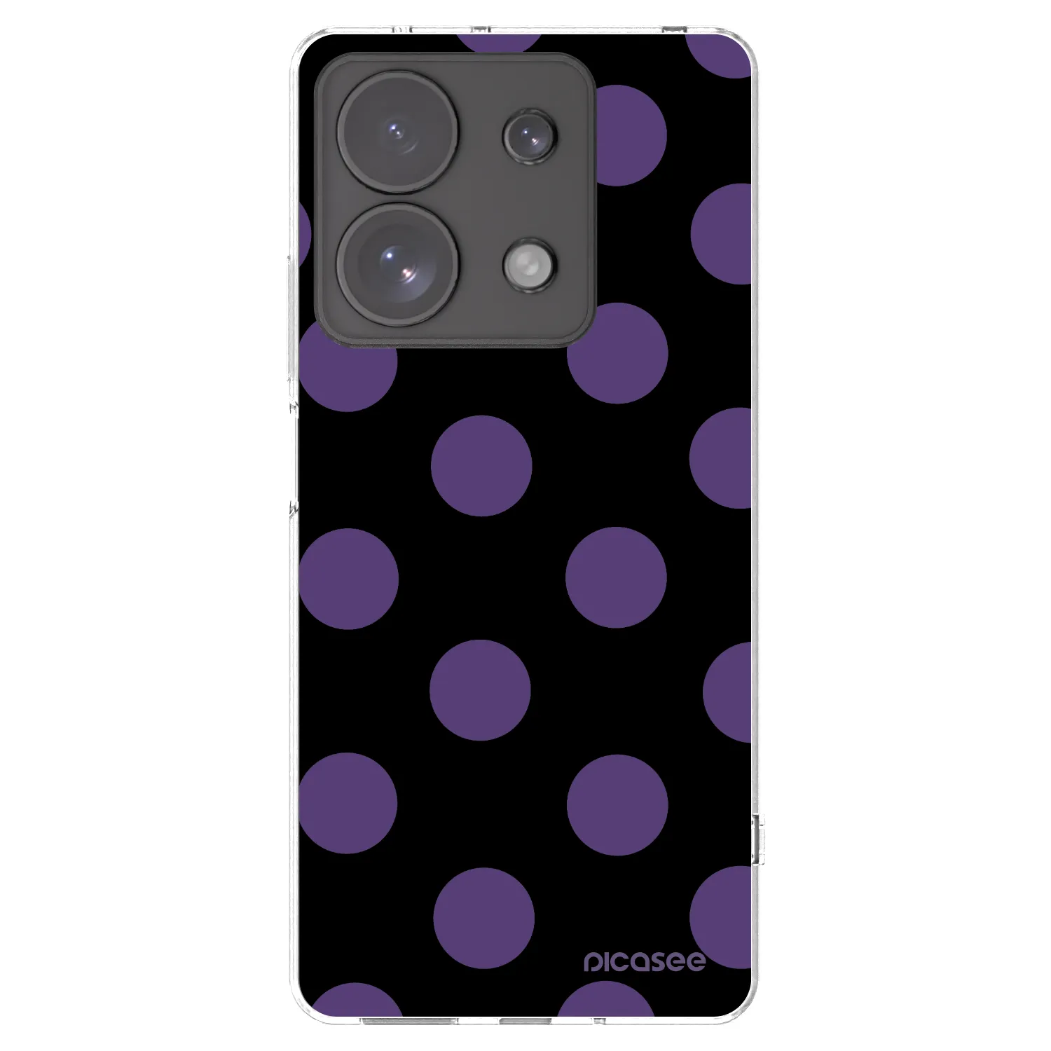 Picasee átlátszó szilikon tok az alábbi mobiltelefonokra Xiaomi Redmi Note 13 Pro 4G - Big flickers