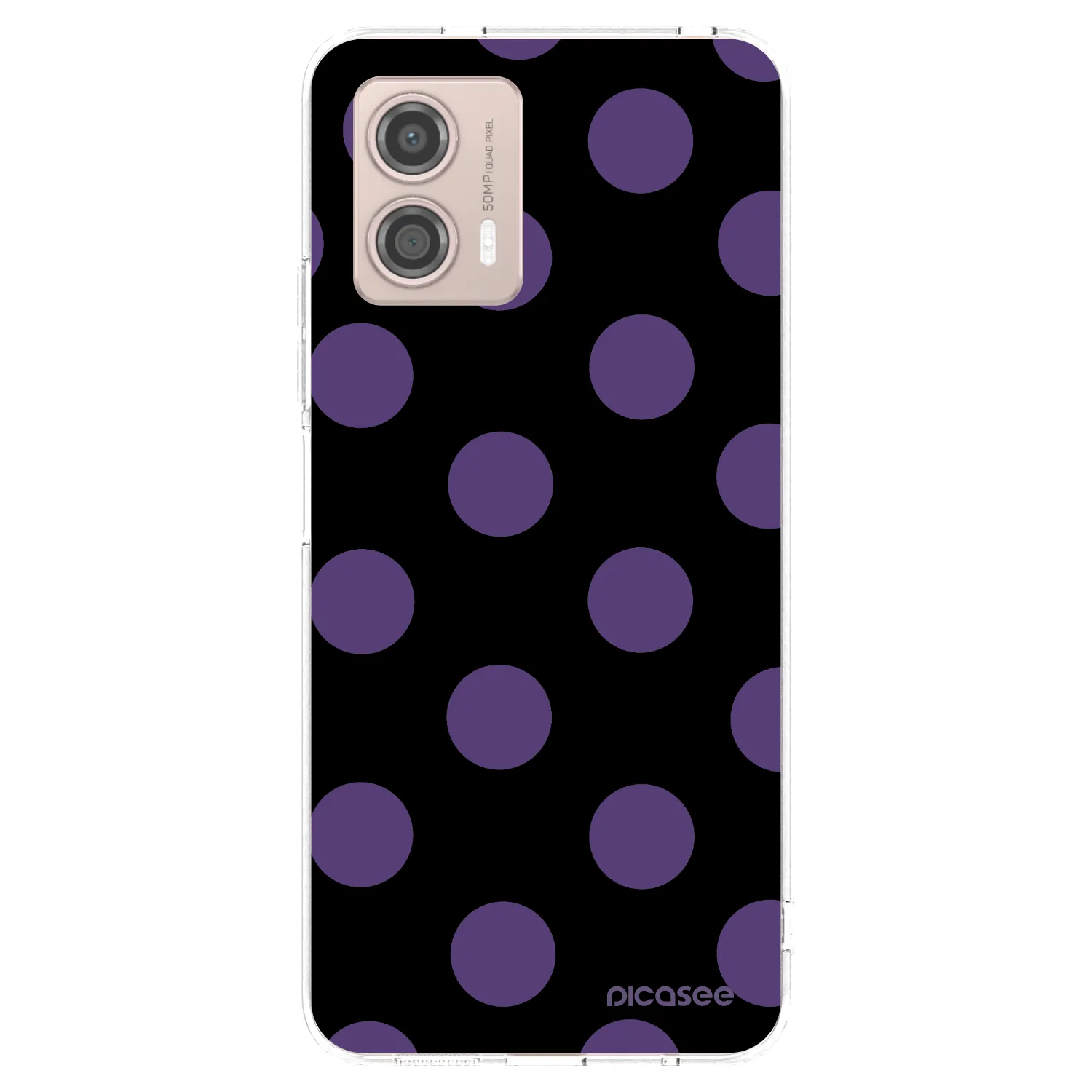 Picasee átlátszó szilikon tok az alábbi mobiltelefonokra Motorola Moto G53 5G - Big flickers