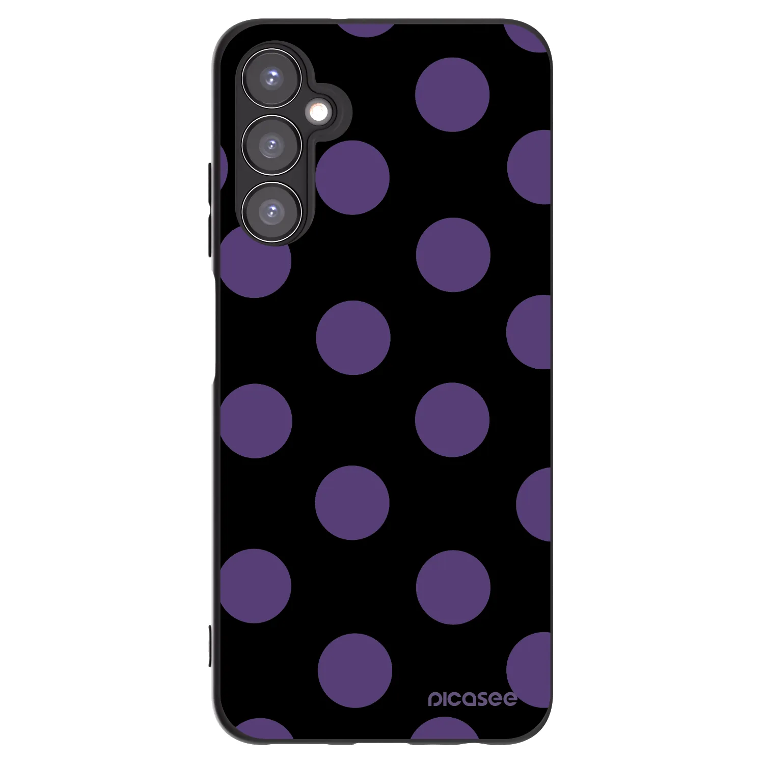 Picasee fekete szilikon tok az alábbi mobiltelefonokra Samsung Galaxy A05s A057G - Big flickers