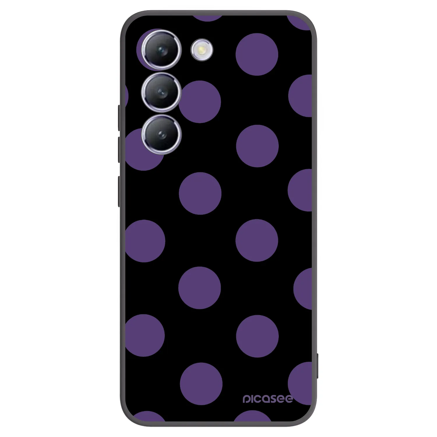 Picasee fekete szilikon tok az alábbi mobiltelefonokra Vivo V40 SE 5G - Big flickers