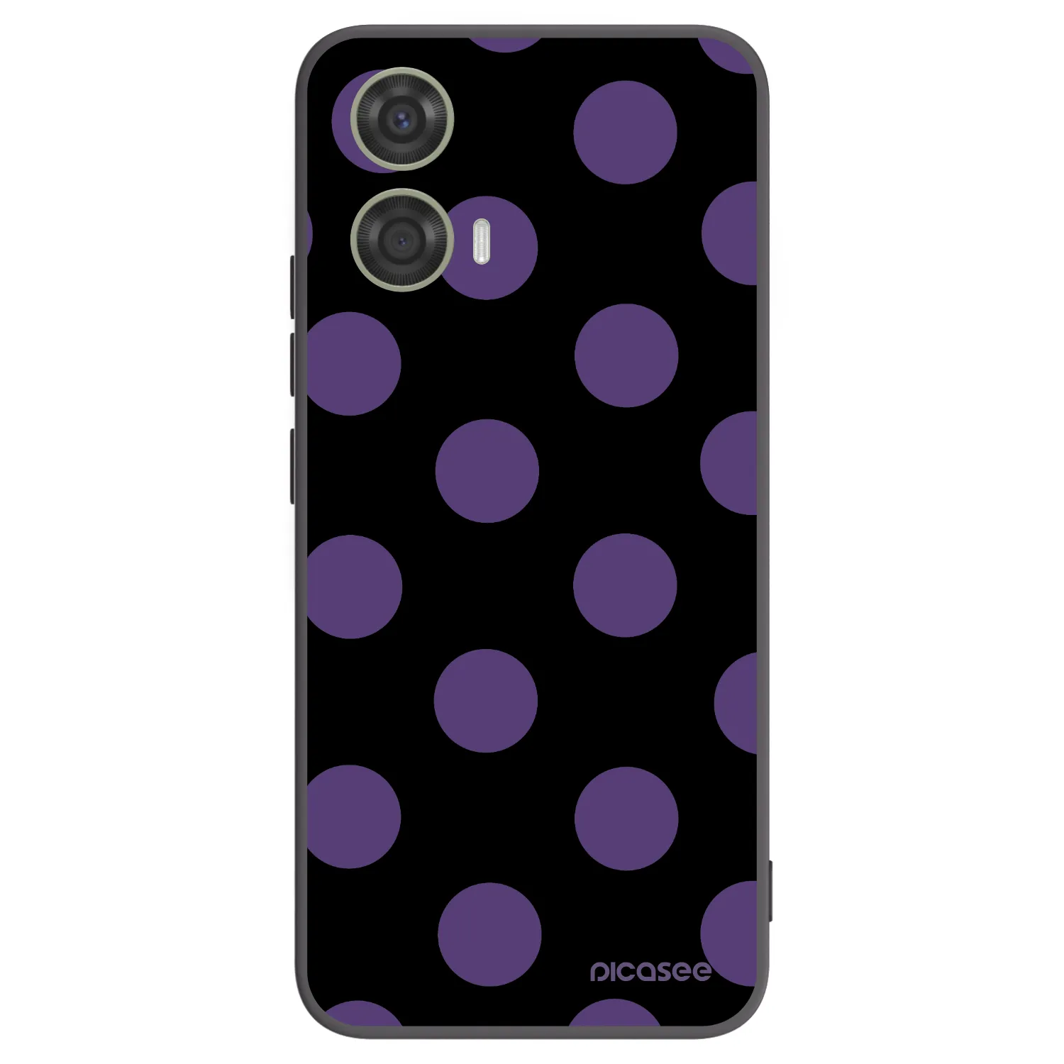 Picasee fekete szilikon tok az alábbi mobiltelefonokra Motorola Moto G24 - Big flickers