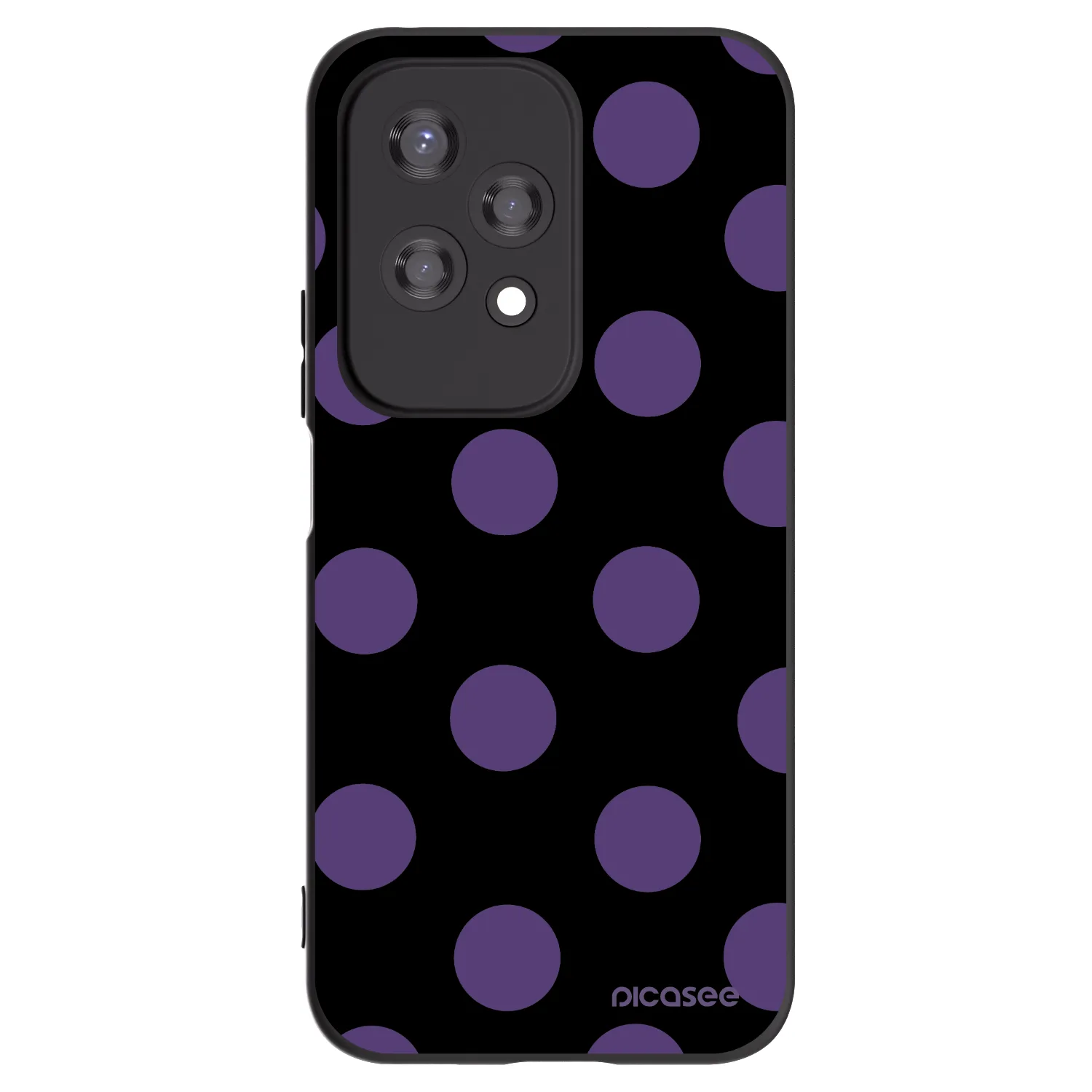 Picasee fekete szilikon tok az alábbi mobiltelefonokra Honor 200 Lite - Big flickers