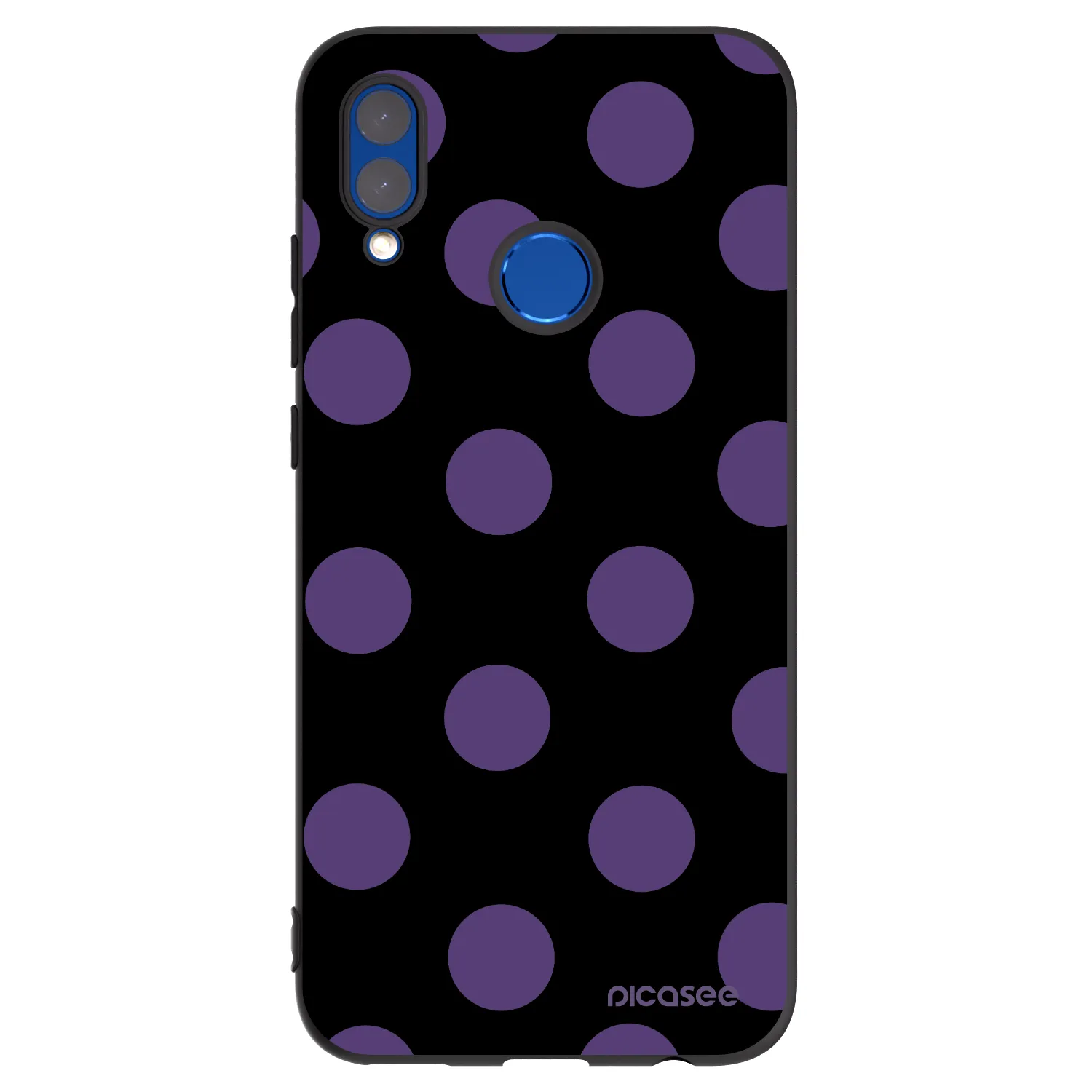 Picasee fekete szilikon tok az alábbi mobiltelefonokra Huawei P Smart 2019 - Big flickers