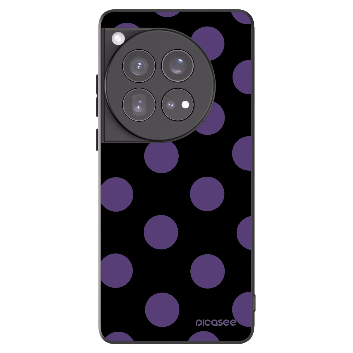 Picasee fekete szilikon tok az alábbi mobiltelefonokra OnePlus 12 5G - Big flickers
