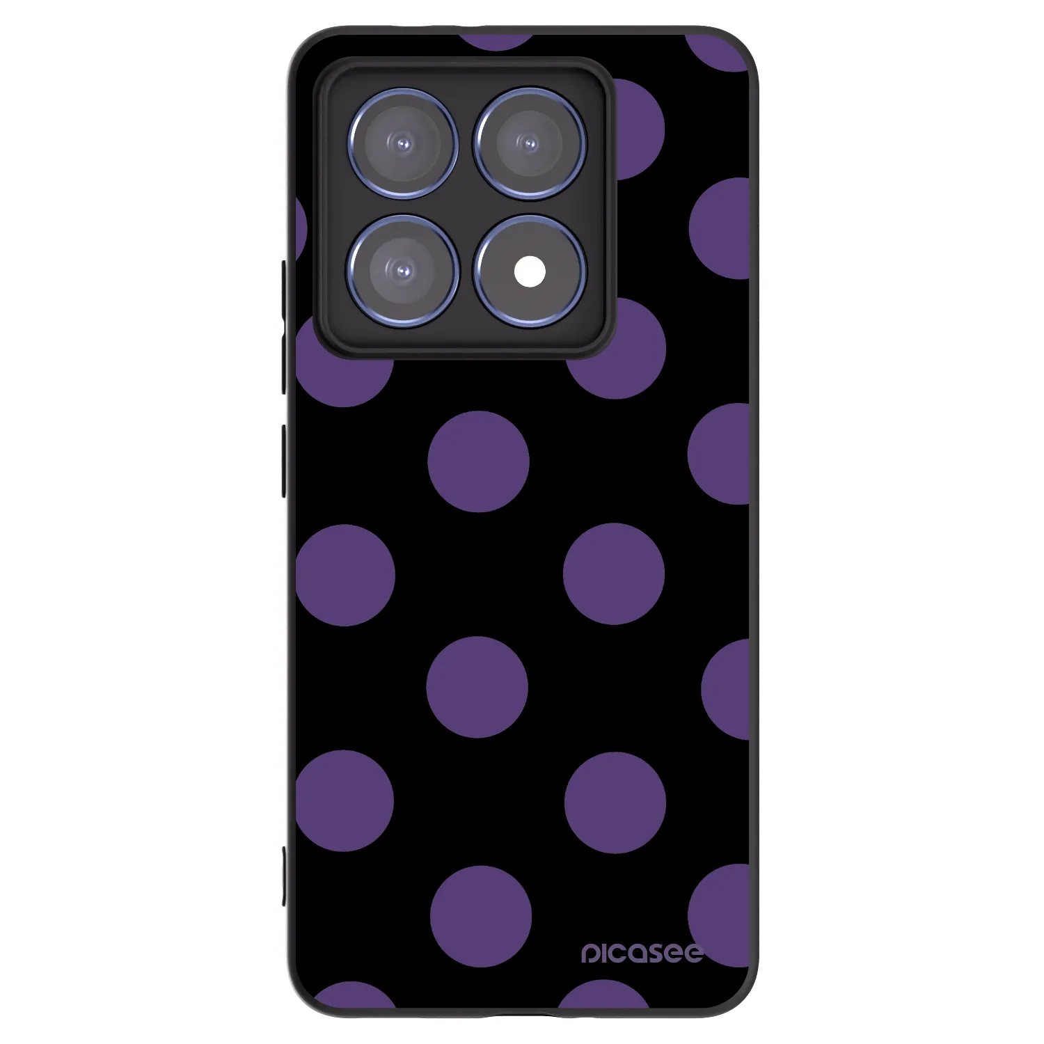 Picasee fekete szilikon tok az alábbi mobiltelefonokra Xiaomi 14T Pro - Big flickers