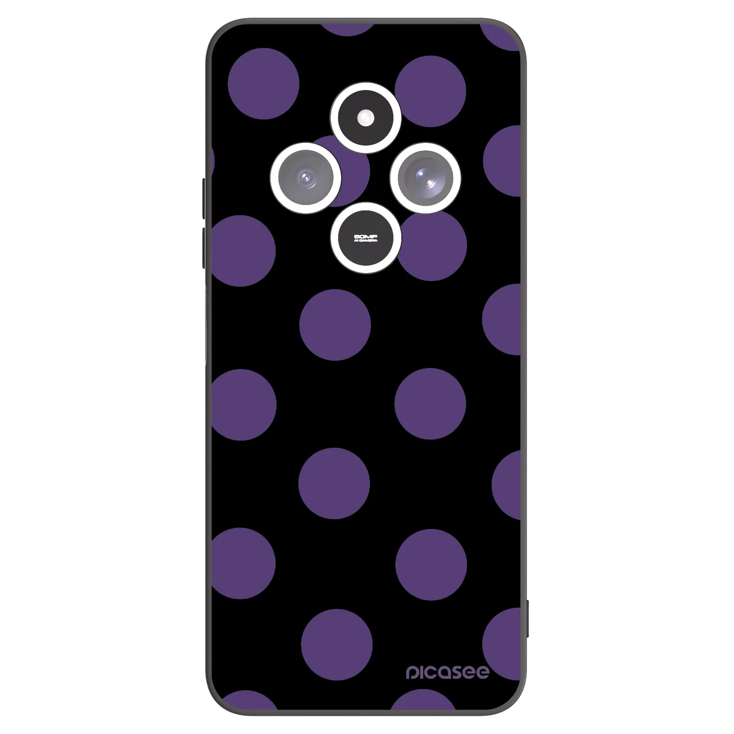 Picasee fekete szilikon tok az alábbi mobiltelefonokra Xiaomi Redmi 14C - Big flickers