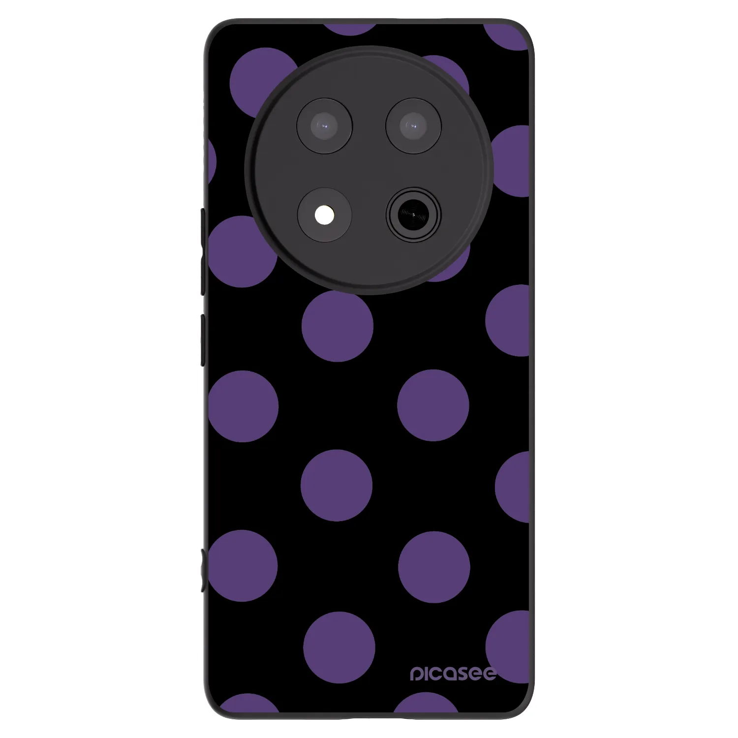 Picasee fekete szilikon tok az alábbi mobiltelefonokra Honor Magic7 Lite 5G - Big flickers