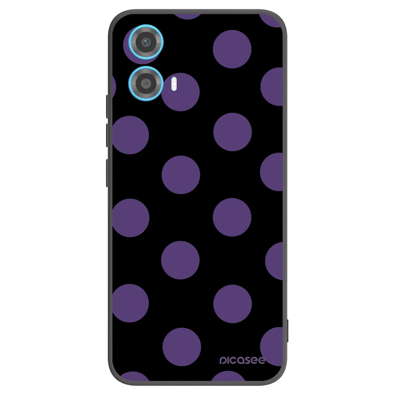 Picasee fekete szilikon tok az alábbi mobiltelefonokra Motorola Moto G34 5G - Big flickers