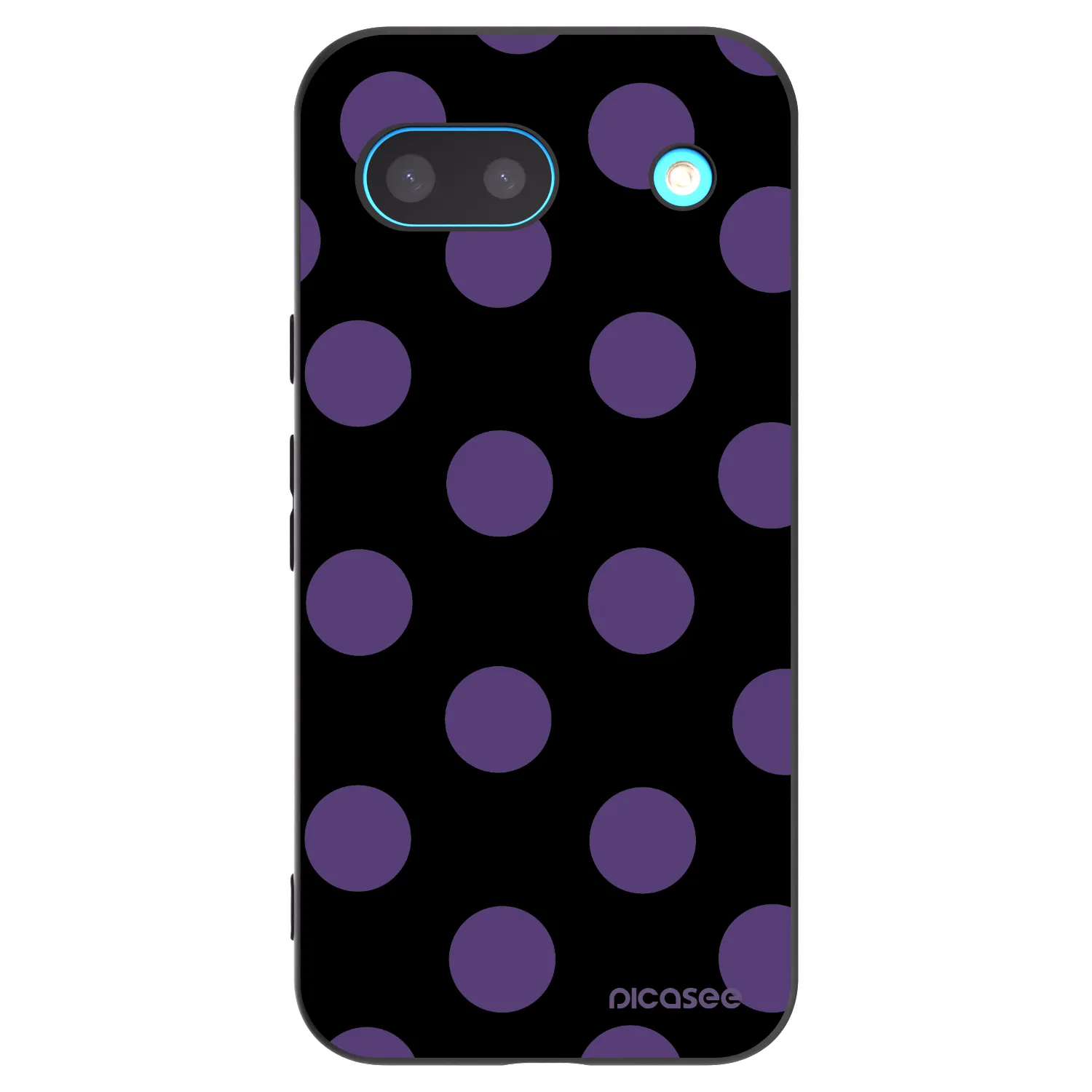 Picasee fekete szilikon tok az alábbi mobiltelefonokra Google Pixel 8a - Big flickers