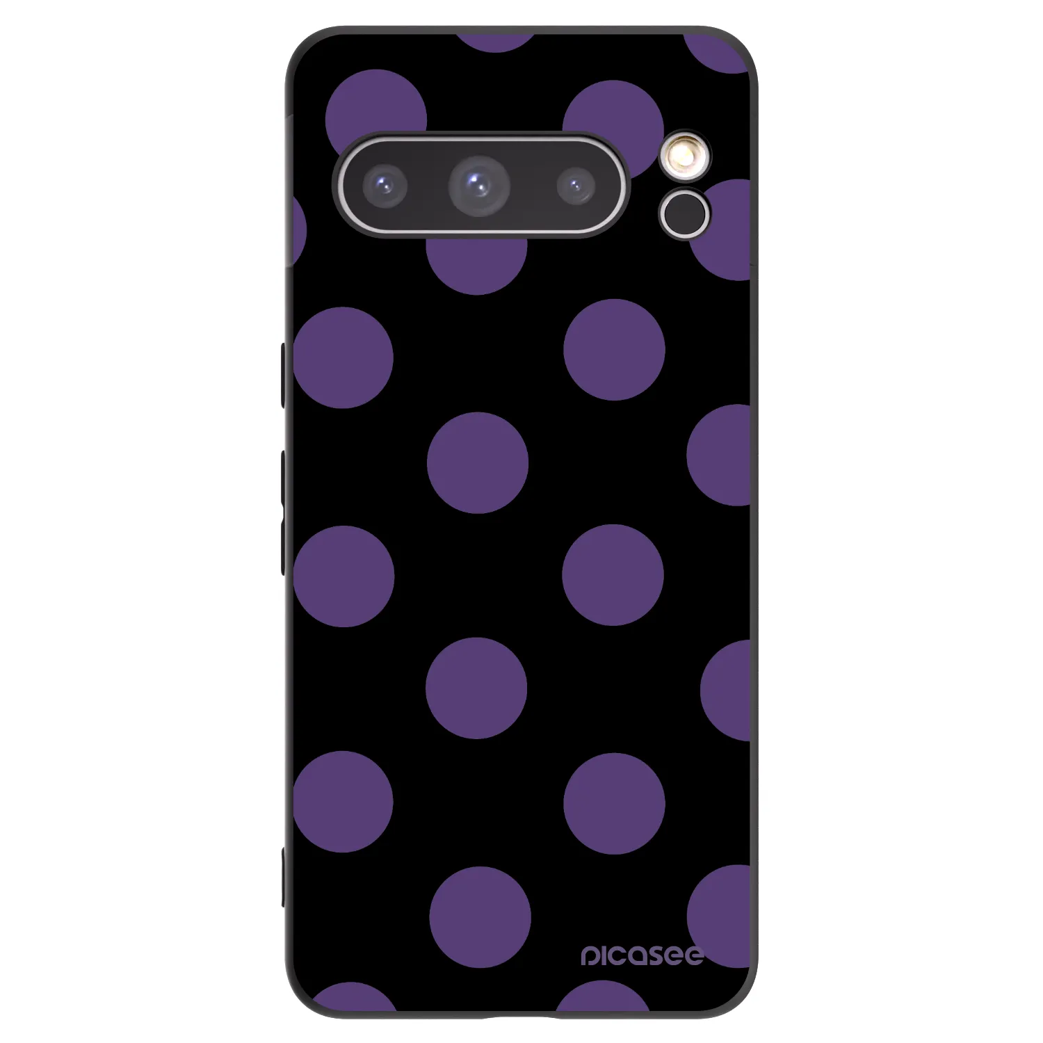 Picasee fekete szilikon tok az alábbi mobiltelefonokra Google Pixel 8 Pro - Big flickers