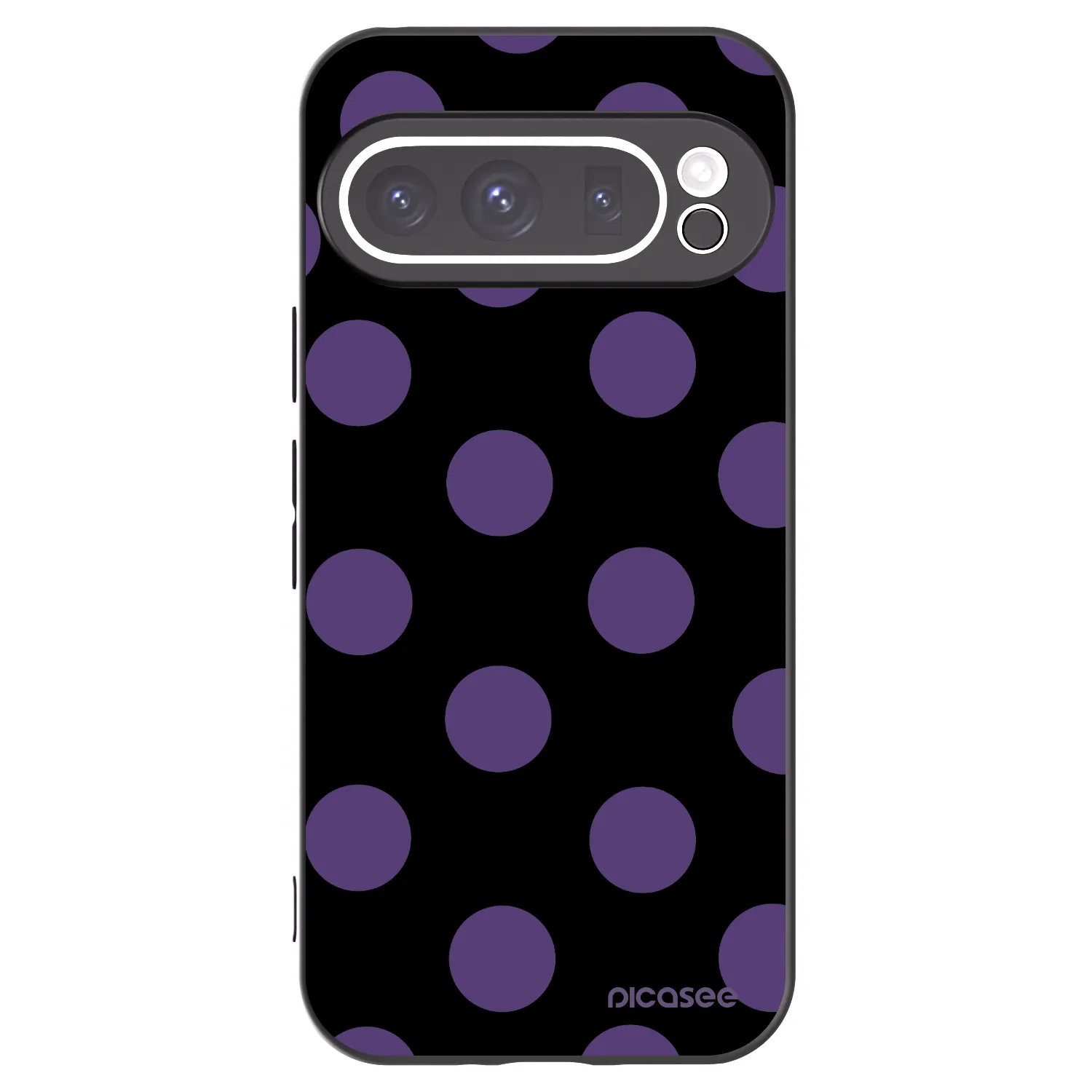 Picasee fekete szilikon tok az alábbi mobiltelefonokra Google Pixel 9 Pro - Big flickers