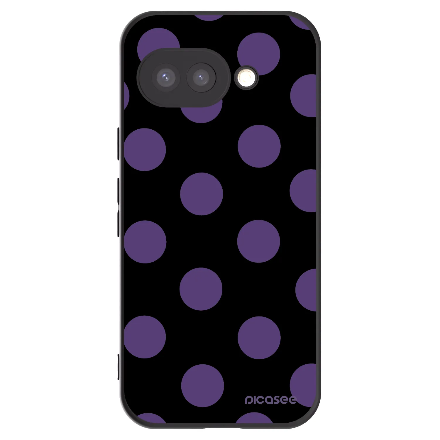 Picasee fekete szilikon tok az alábbi mobiltelefonokra Google Pixel 9a - Big flickers