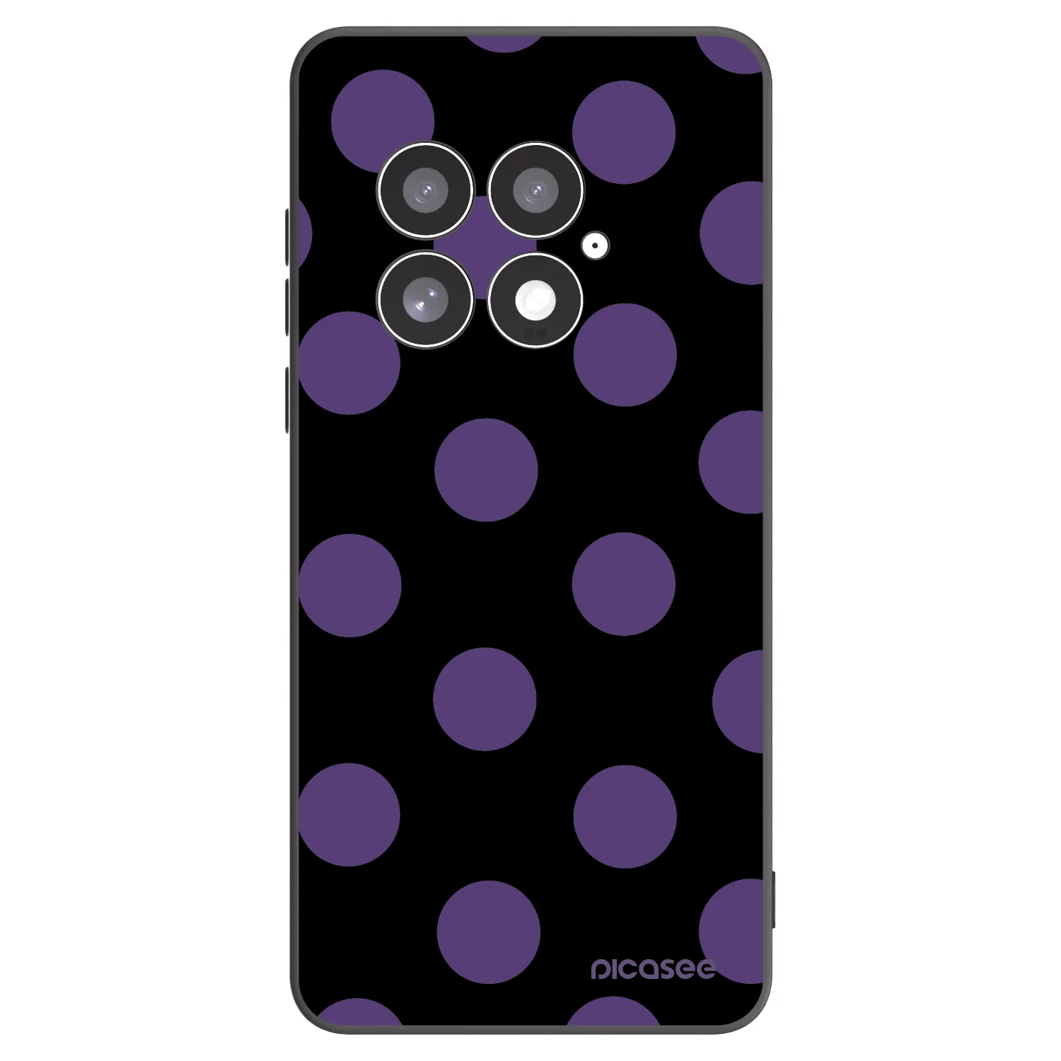 Picasee fekete szilikon tok az alábbi mobiltelefonokra OnePlus 13 5G - Big flickers