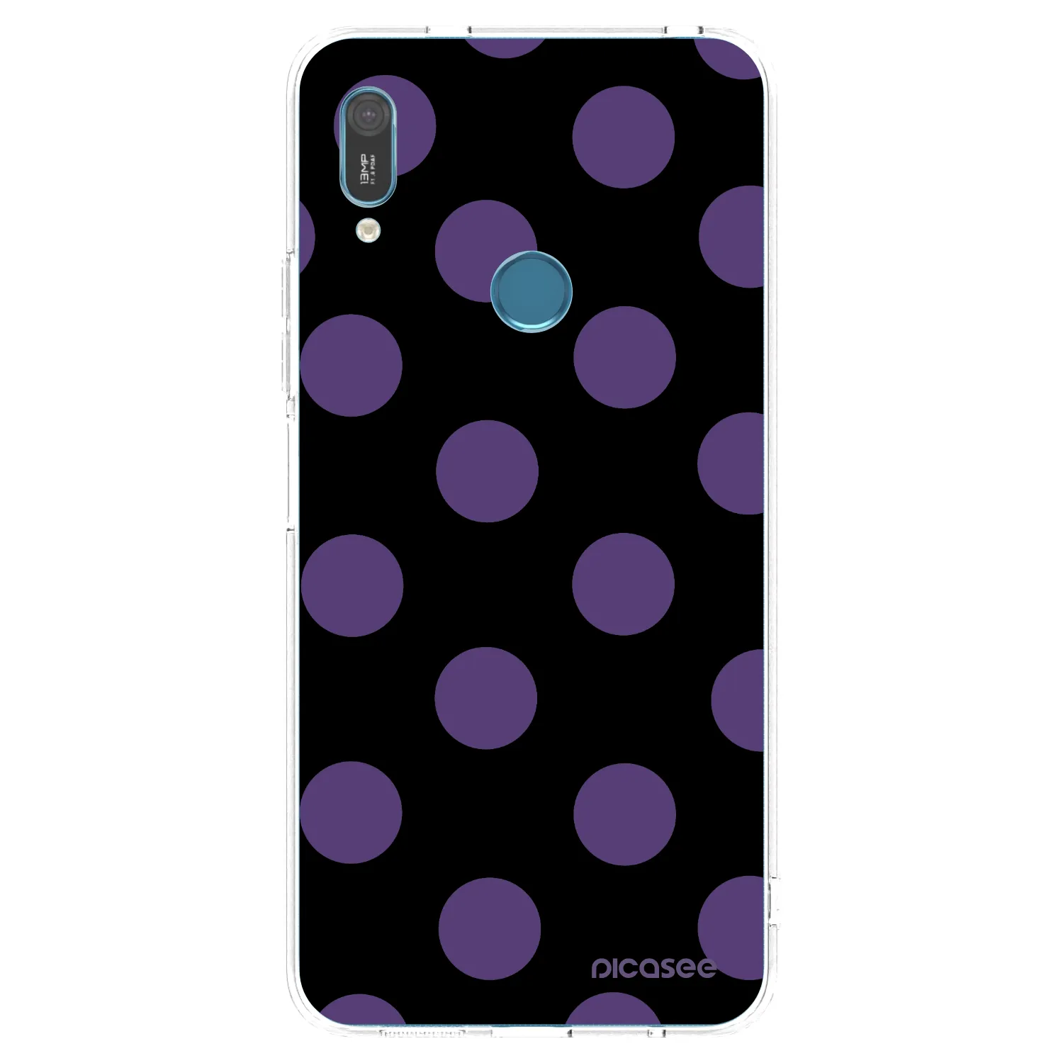 Picasee átlátszó szilikon tok az alábbi mobiltelefonokra Huawei Y6 2019 - Big flickers