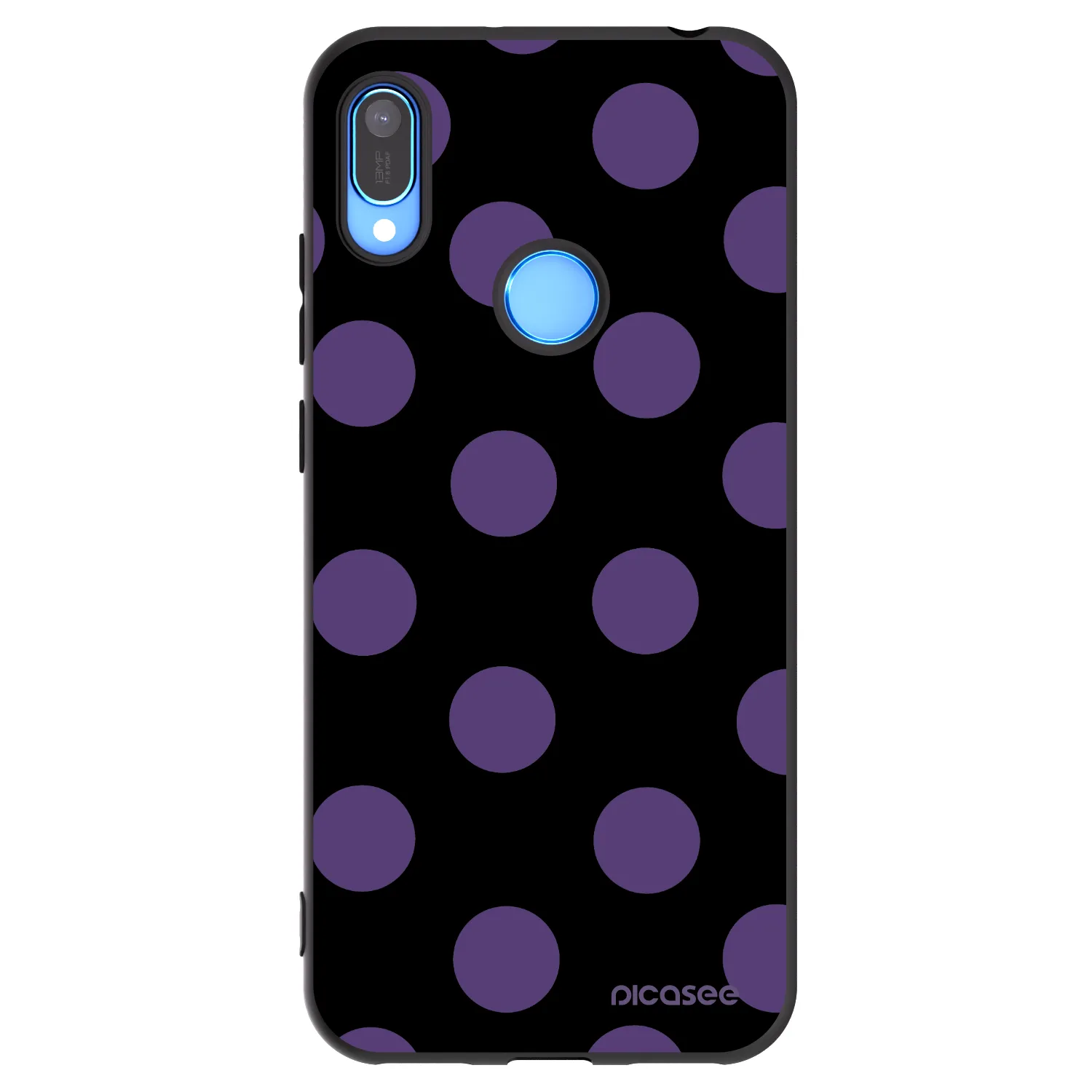 Picasee fekete szilikon tok az alábbi mobiltelefonokra Huawei Y6 2019 - Big flickers