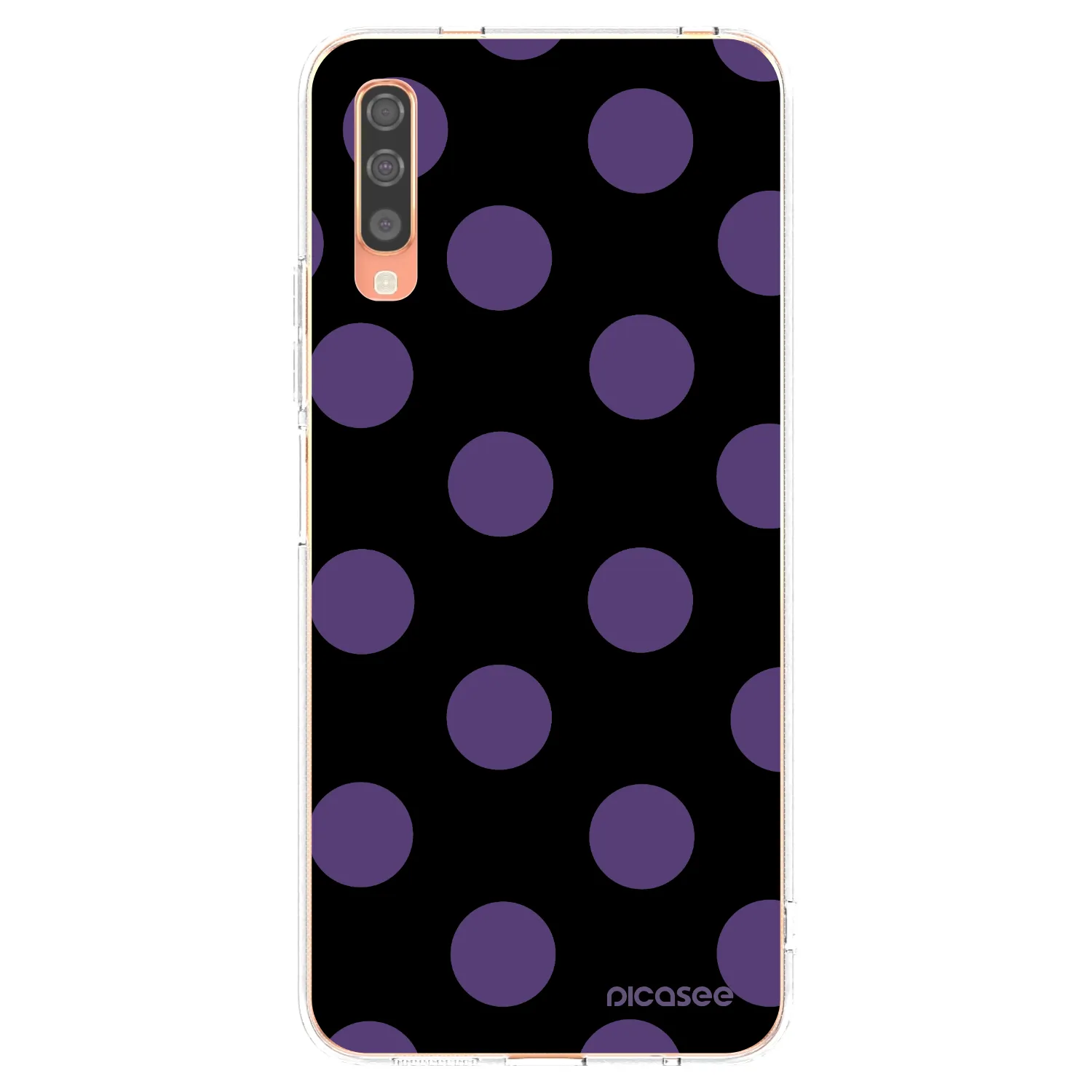 Picasee átlátszó szilikon tok az alábbi mobiltelefonokra Samsung Galaxy A70 A705F - Big flickers