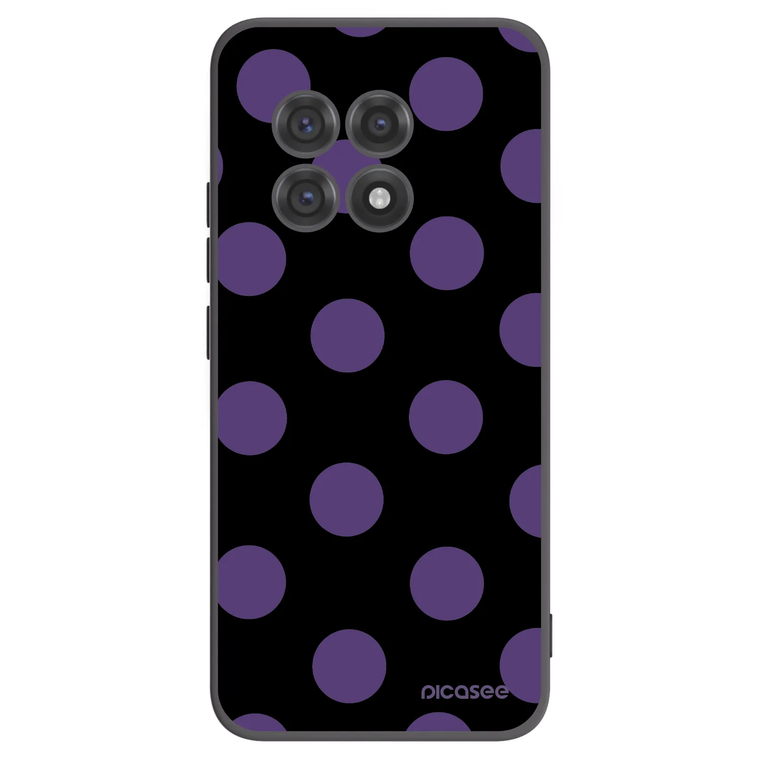 Picasee fekete szilikon tok az alábbi mobiltelefonokra OnePlus 13R 5G - Big flickers