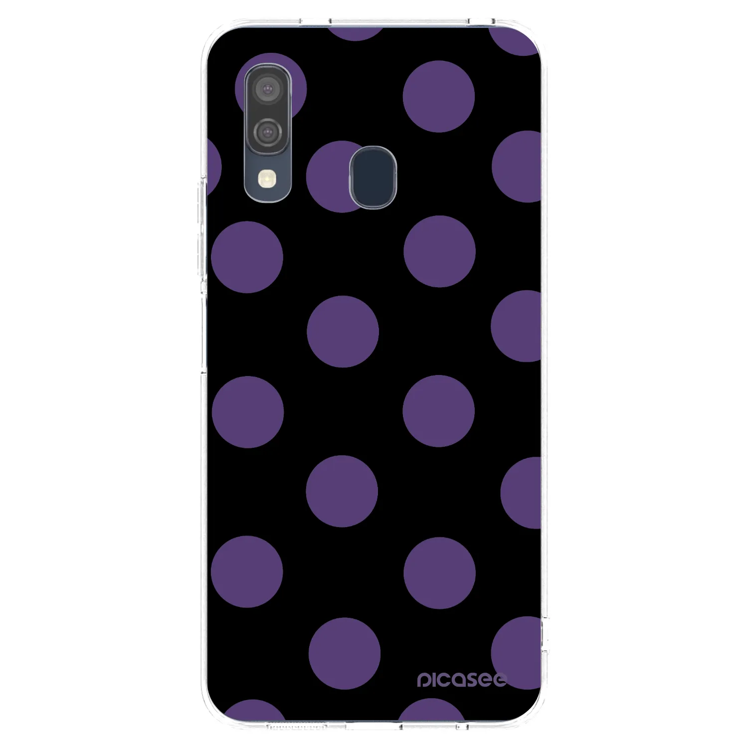 Picasee átlátszó szilikon tok az alábbi mobiltelefonokra Samsung Galaxy A40 A405F - Big flickers