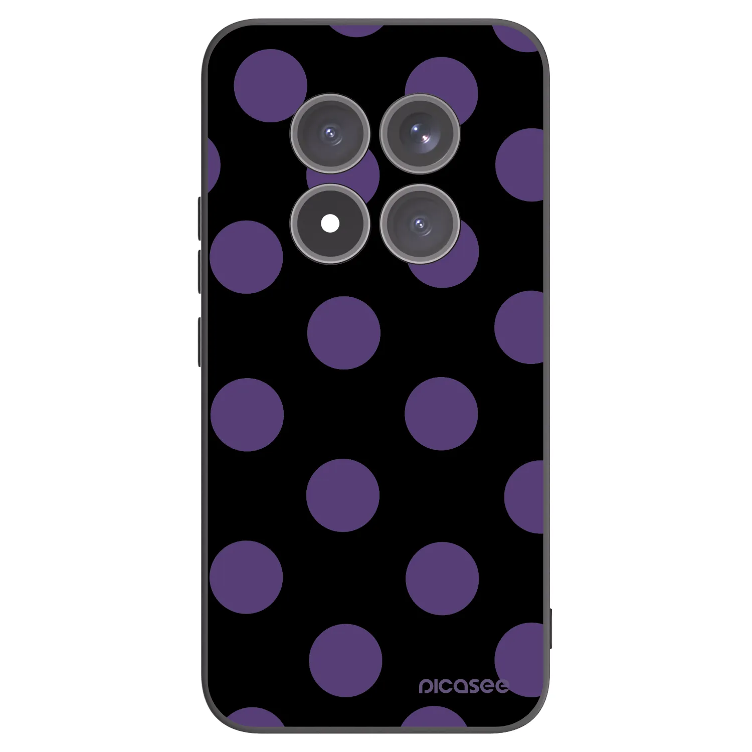 Picasee fekete szilikon tok az alábbi mobiltelefonokra Xiaomi Redmi Note 15 Pro+ - Big flickers