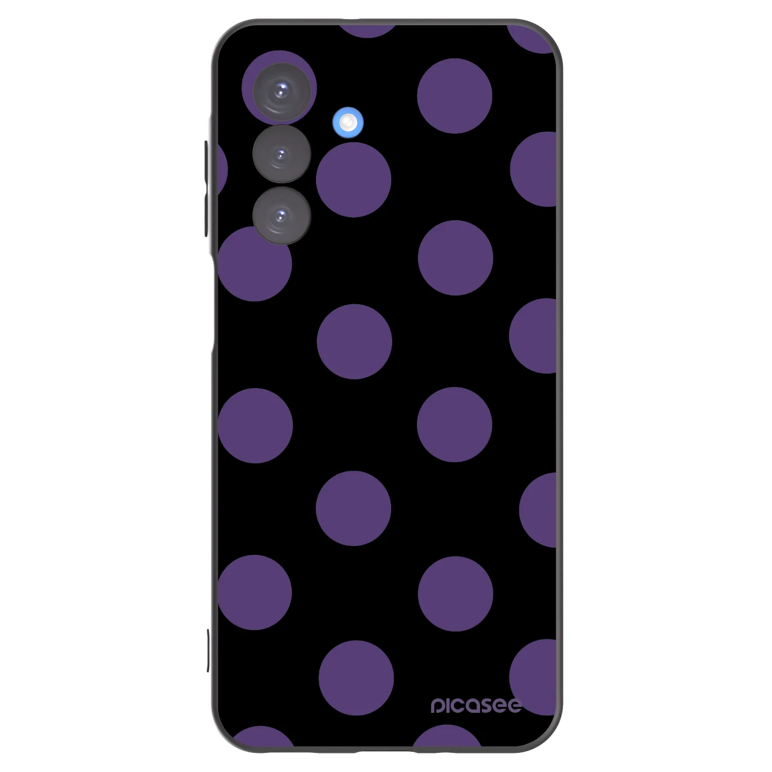 Picasee fekete szilikon tok az alábbi mobiltelefonokra Samsung Galaxy A17 5G - Big flickers