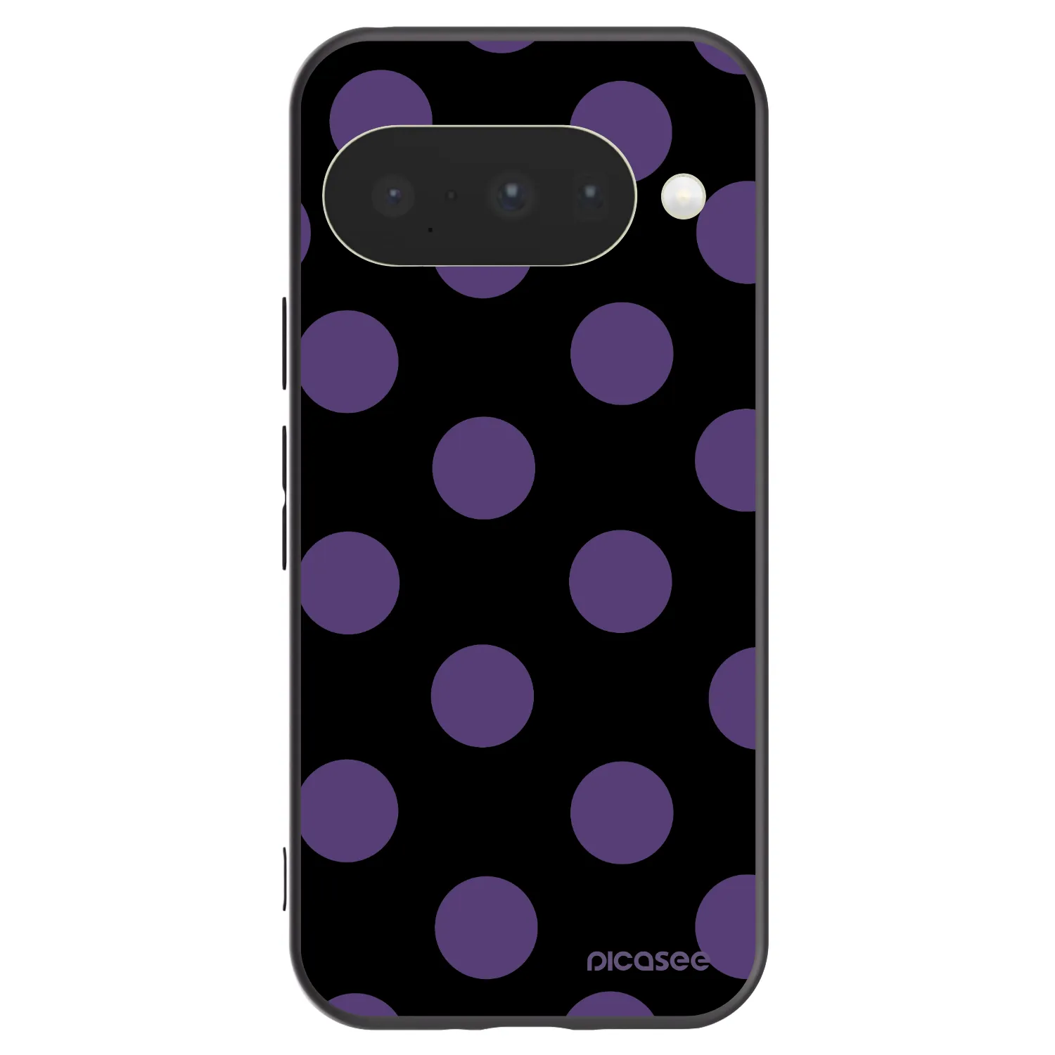 Picasee fekete szilikon tok az alábbi mobiltelefonokra Google Pixel 10 - Big flickers